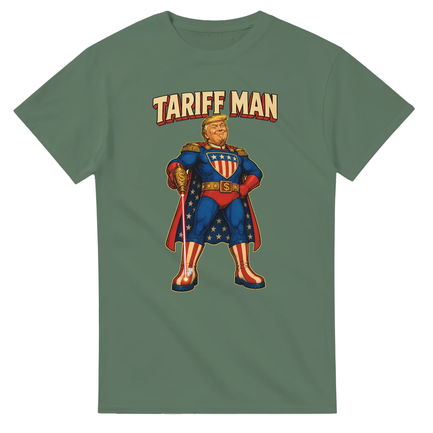 Tariff Man – Self-Shot Satire T-shirt — product view 13