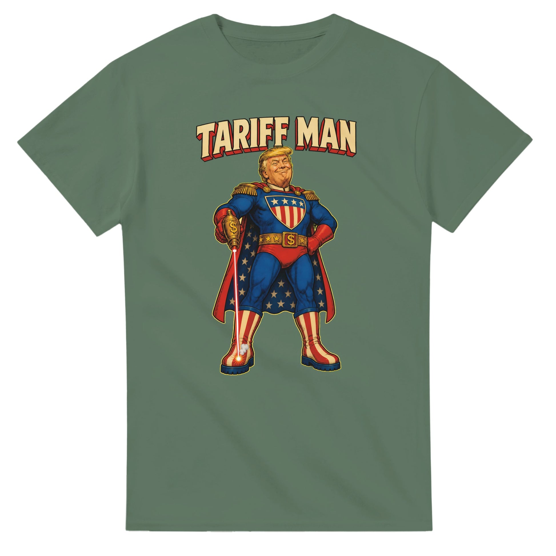 Tariff Man – Self-Shot Satire T-shirt — product view 13