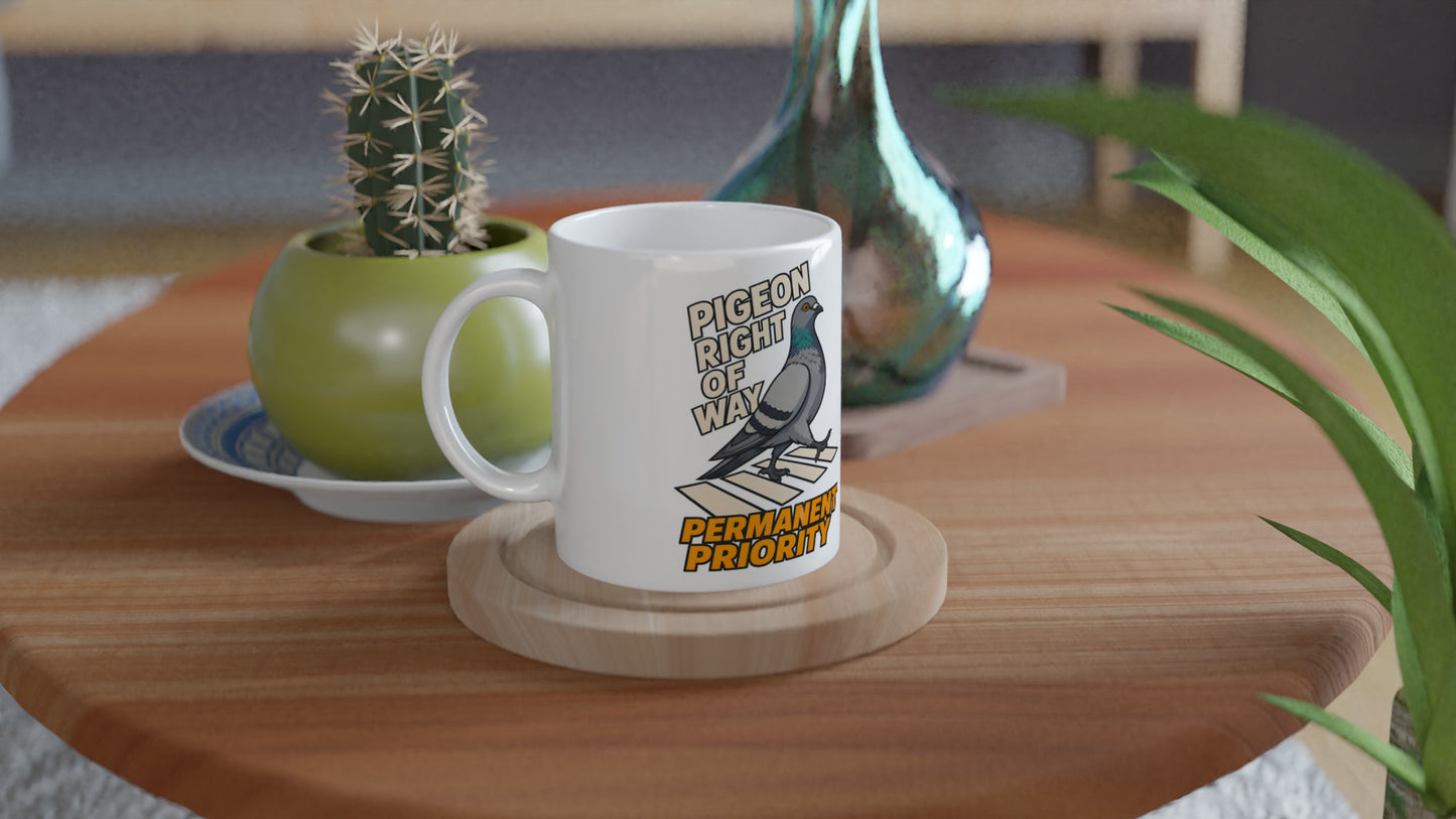 Pigeon Right of Way Mug — product view 3