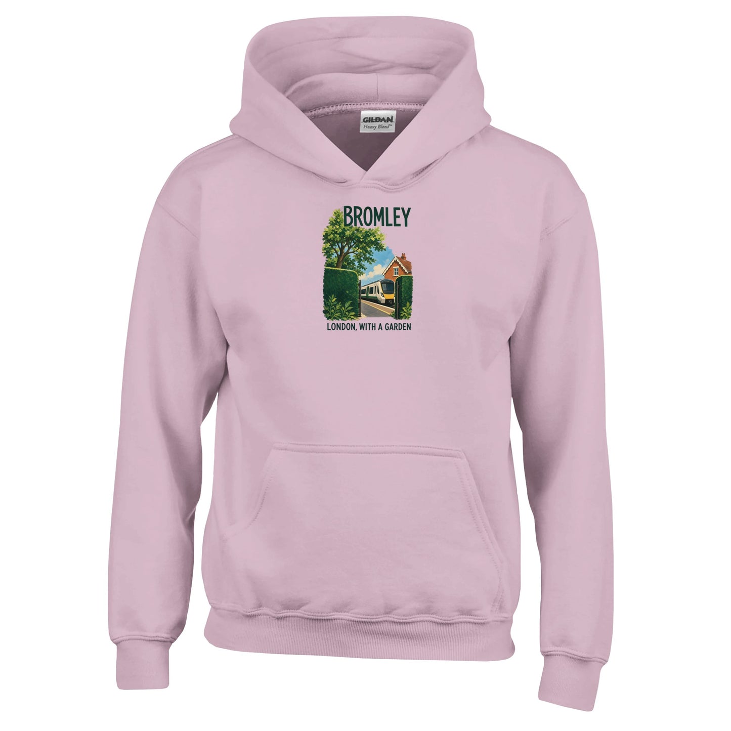 Bromley: London with a Garden Kids' Hoodie — product view 5