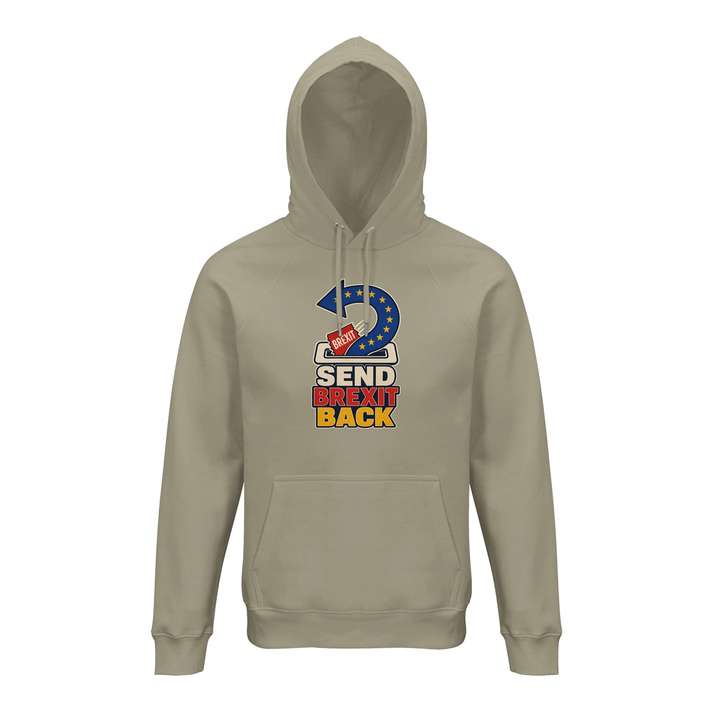 Send Brexit Back Pro-EU Graphic Hoodie — product view 3
