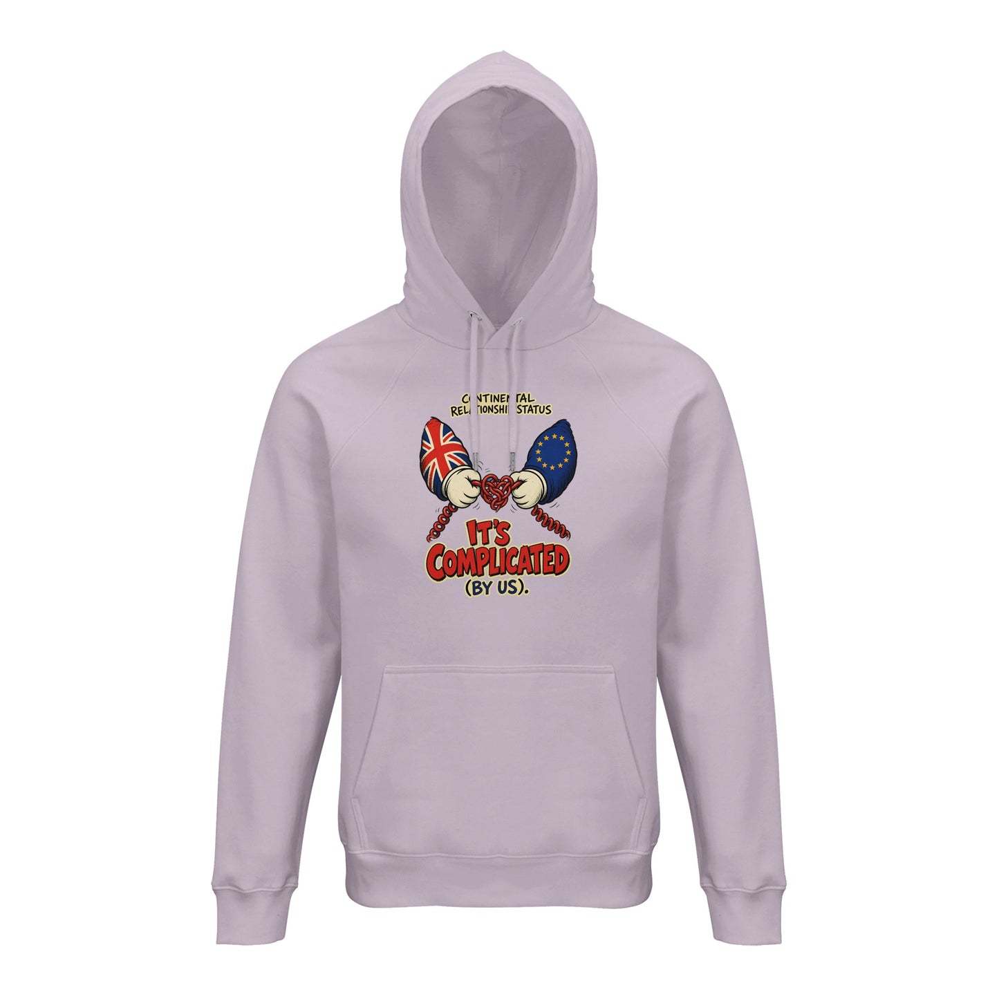It's Complicated (By Us) UK–EU 1990s Cartoon Hoodie — product view 12
