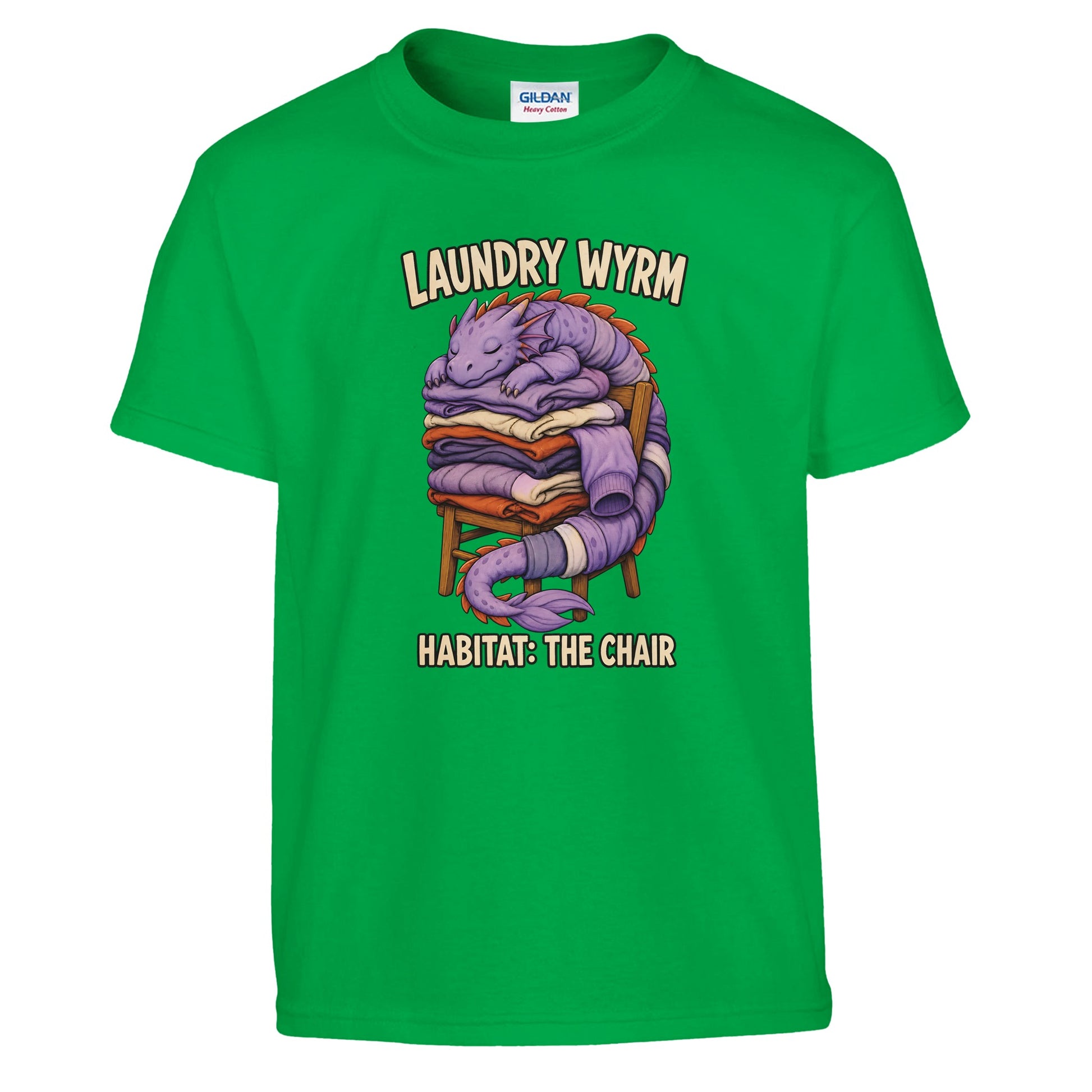 Laundry Wyrm – Habitat: The Chair Kids' T-shirt — product view 8