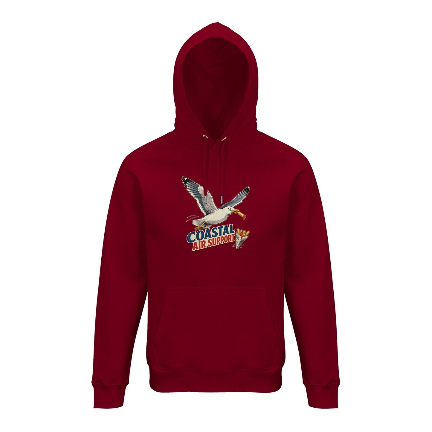 Coastal Air Support Seagull Graphic Hoodie — product view 4