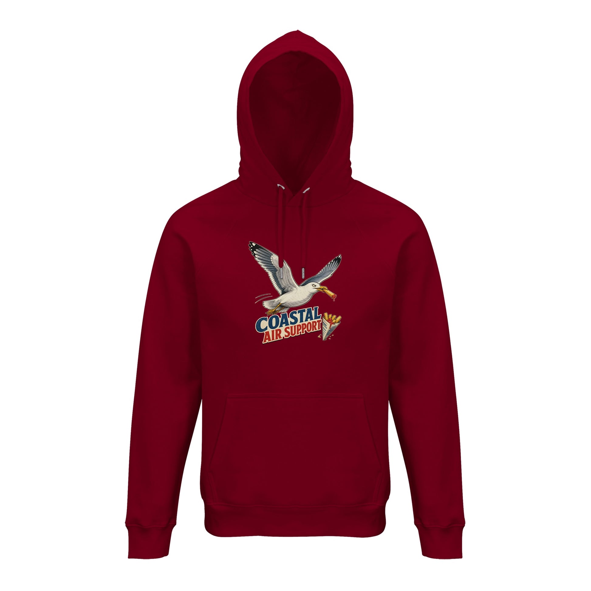 Coastal Air Support Seagull Graphic Hoodie — product view 4