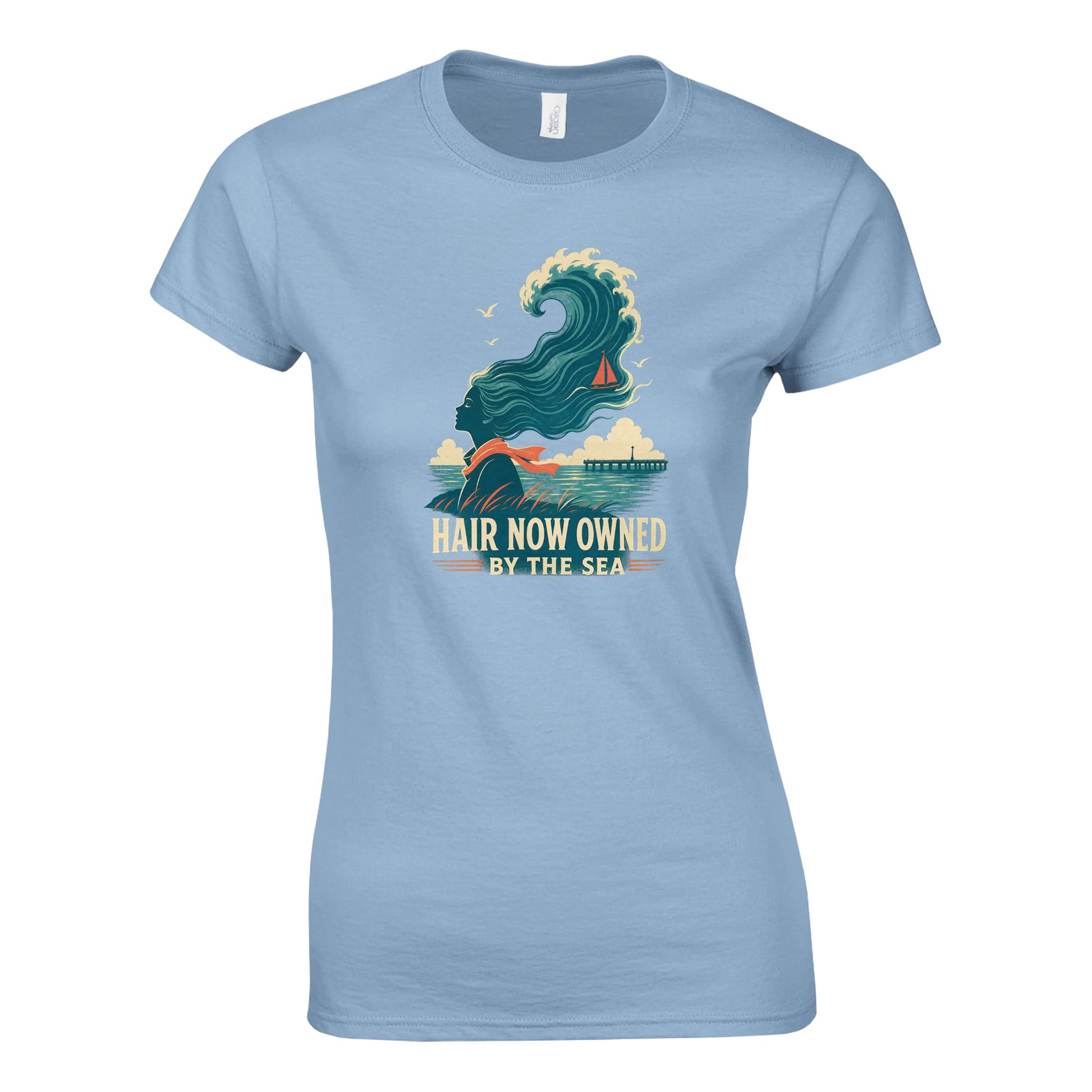 Hair Now Owned by the Sea Women's T-shirt — product view 3