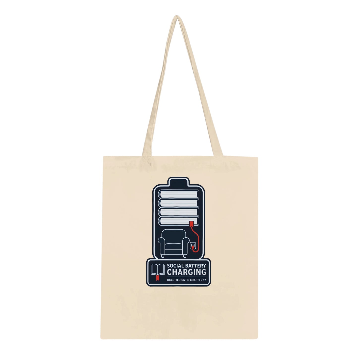 Social Battery Charging Tote Bag — product view 1