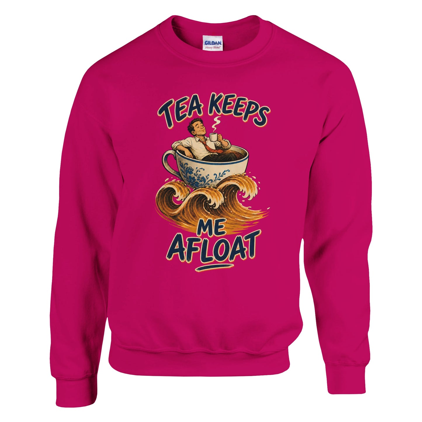 Tea Keeps Me Afloat Sweatshirt — product view 2