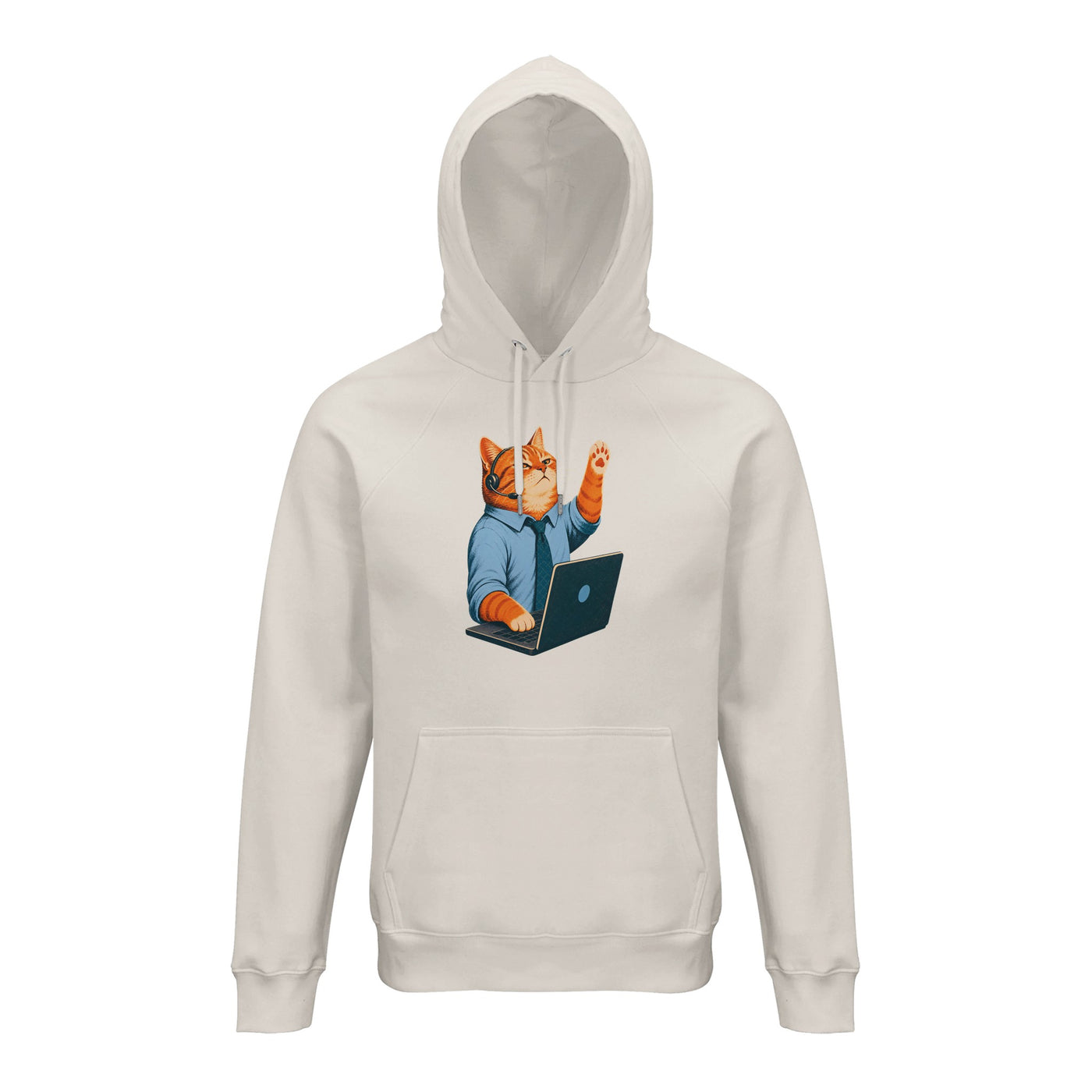 Cat Calls the Meeting Hoodie
