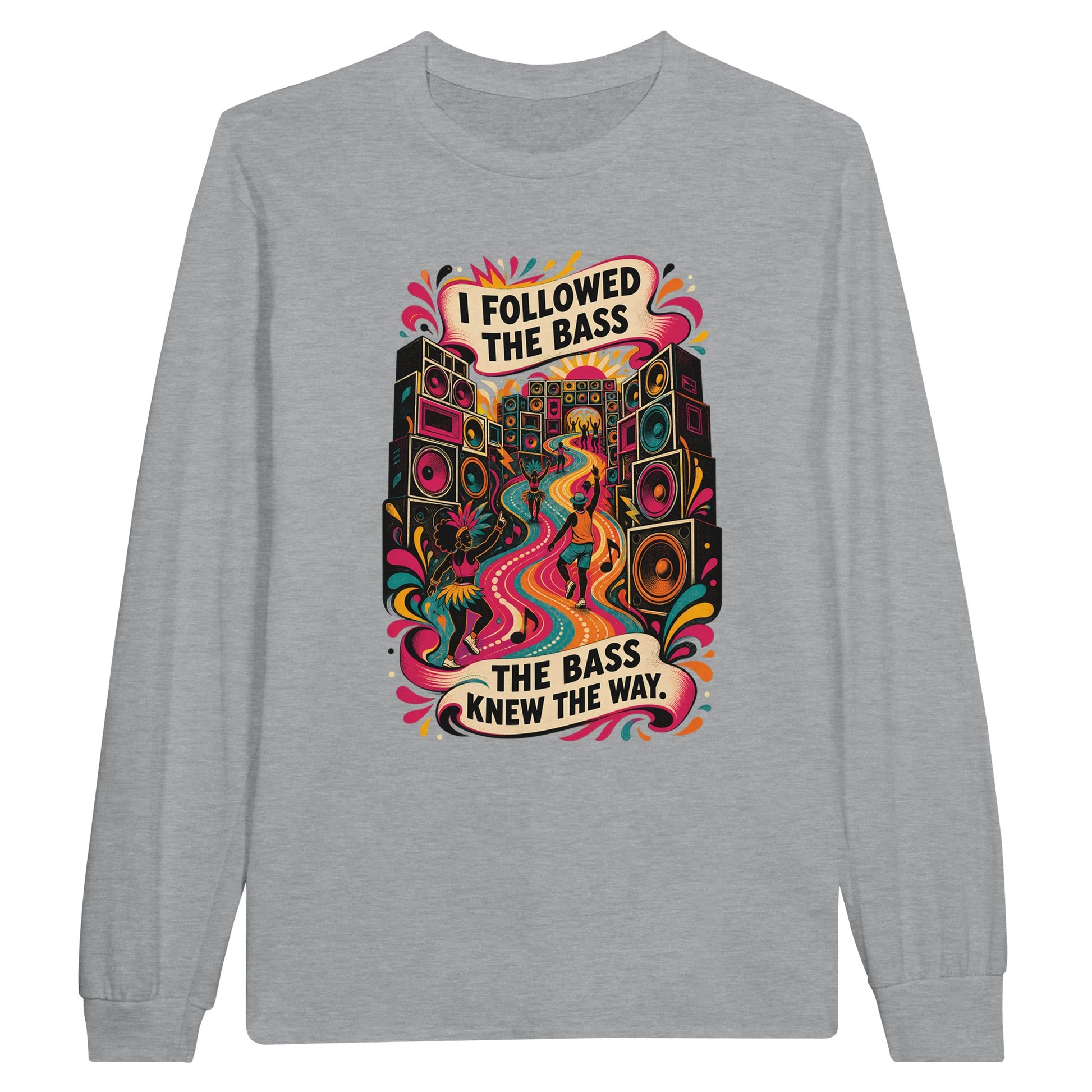 I Followed the Bass Long-Sleeve T-shirt — product view 6