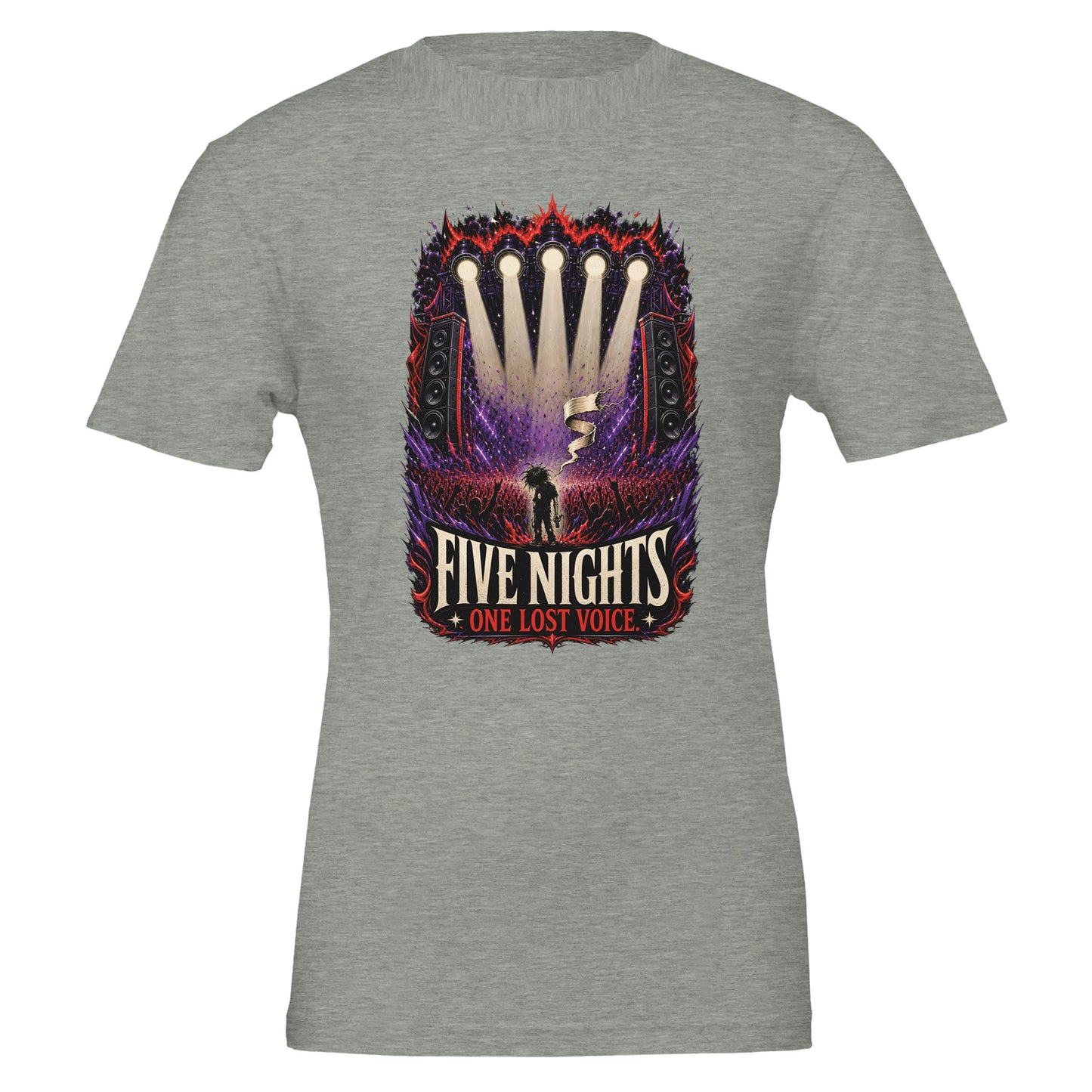 Five Nights, One Lost Voice T-shirt — product view 3