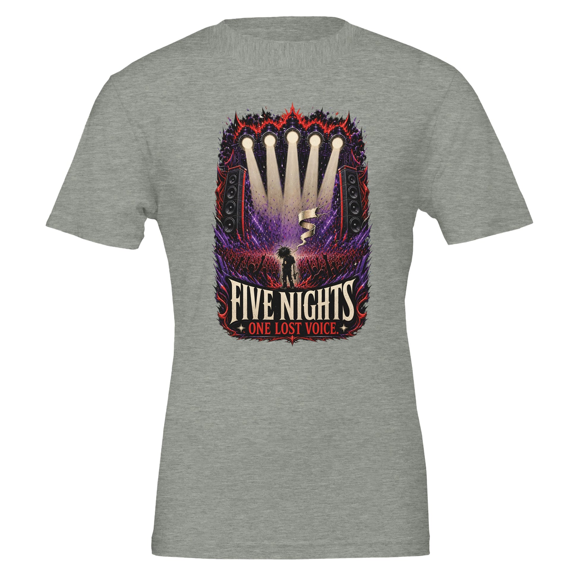 Five Nights, One Lost Voice T-shirt — product view 3