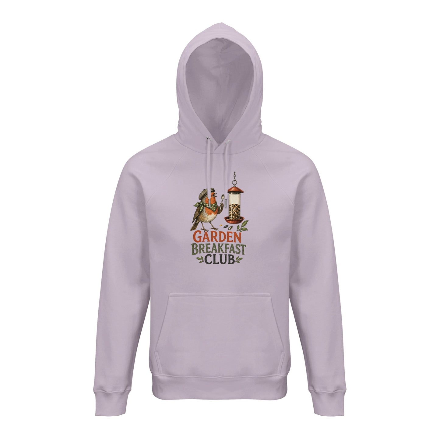 Garden Breakfast Club Robin Graphic Hoodie — product view 4