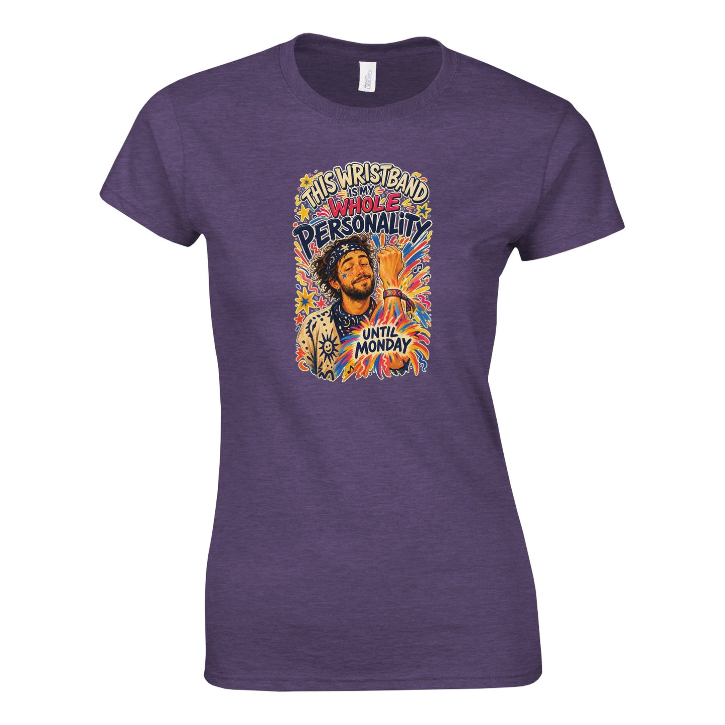 This Wristband Is My Whole Personality Until Monday Women's T-shirt — product view 9