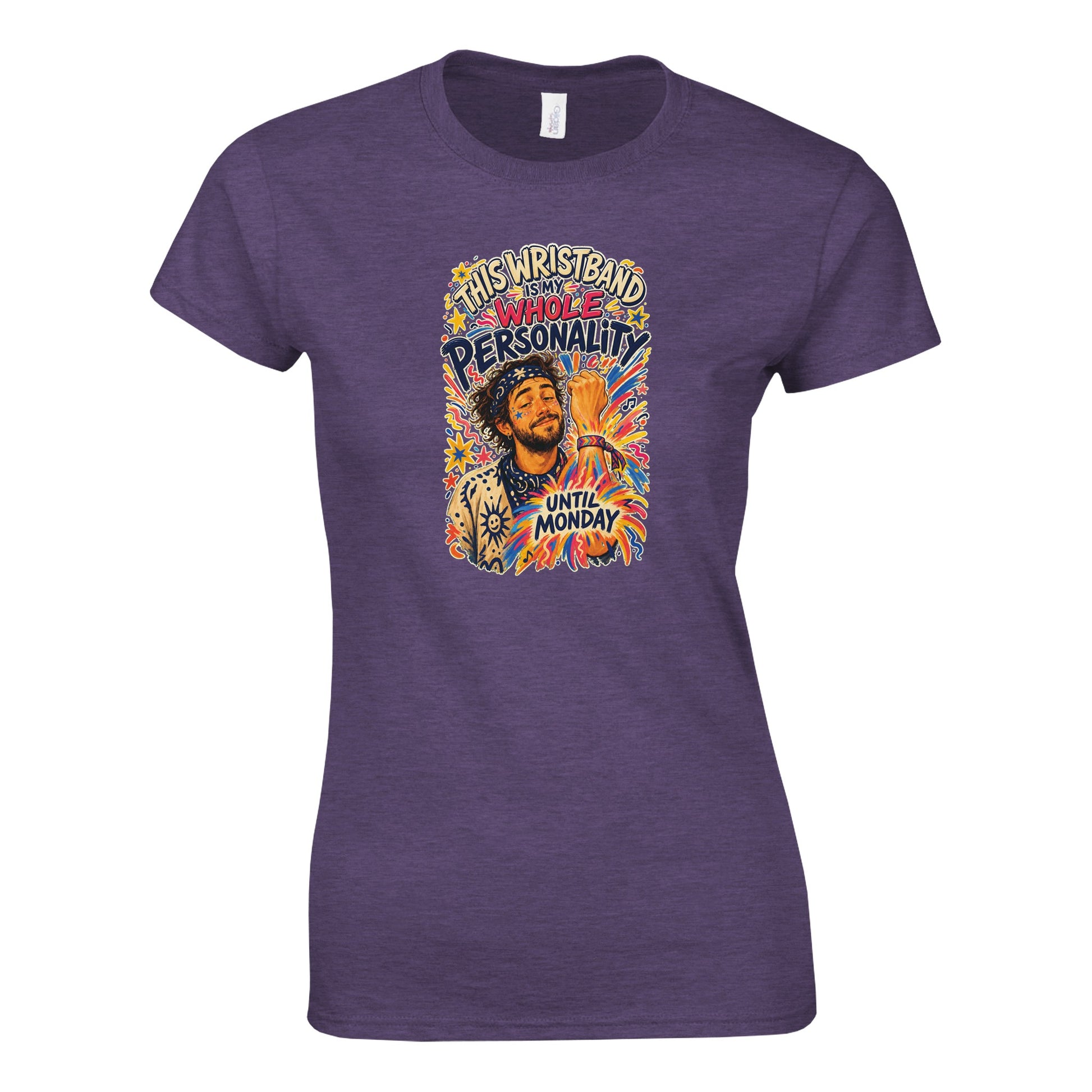 This Wristband Is My Whole Personality Until Monday Women's T-shirt — product view 9