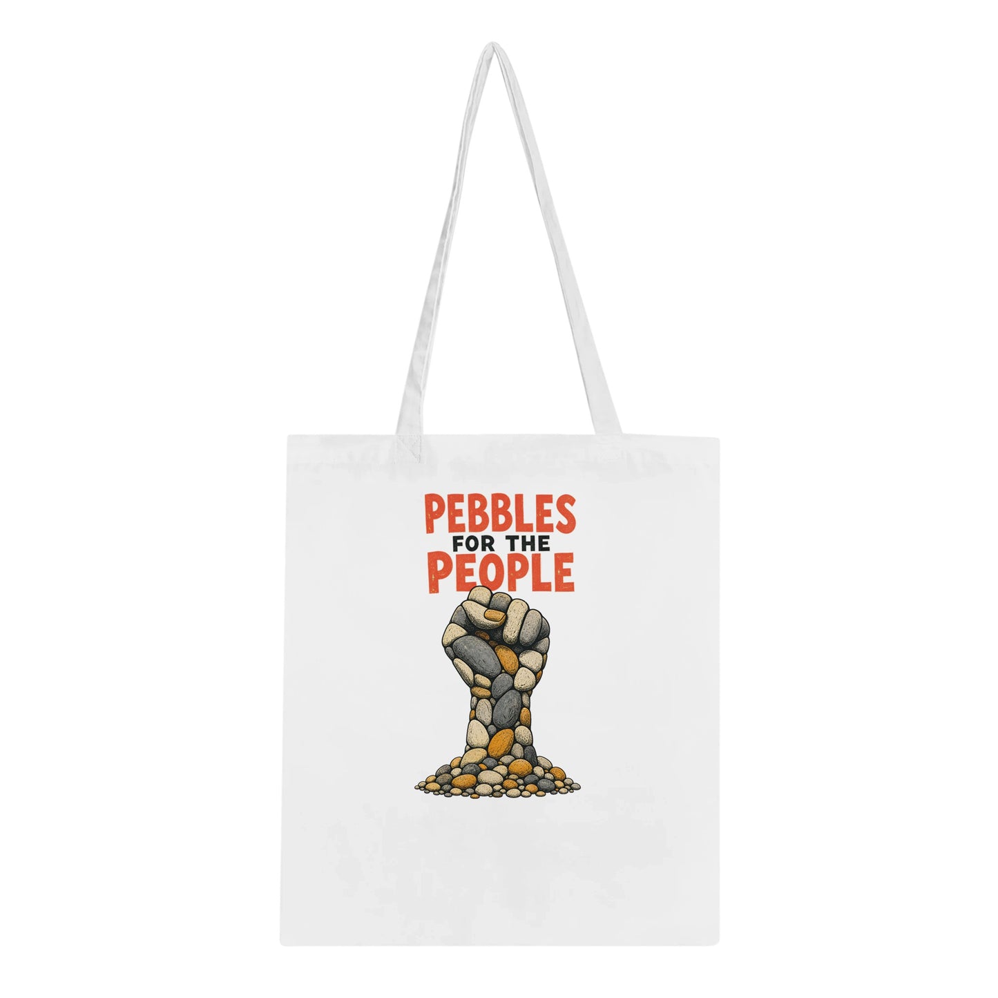 Pebbles for the People Graphic Tote Bag — product view 5