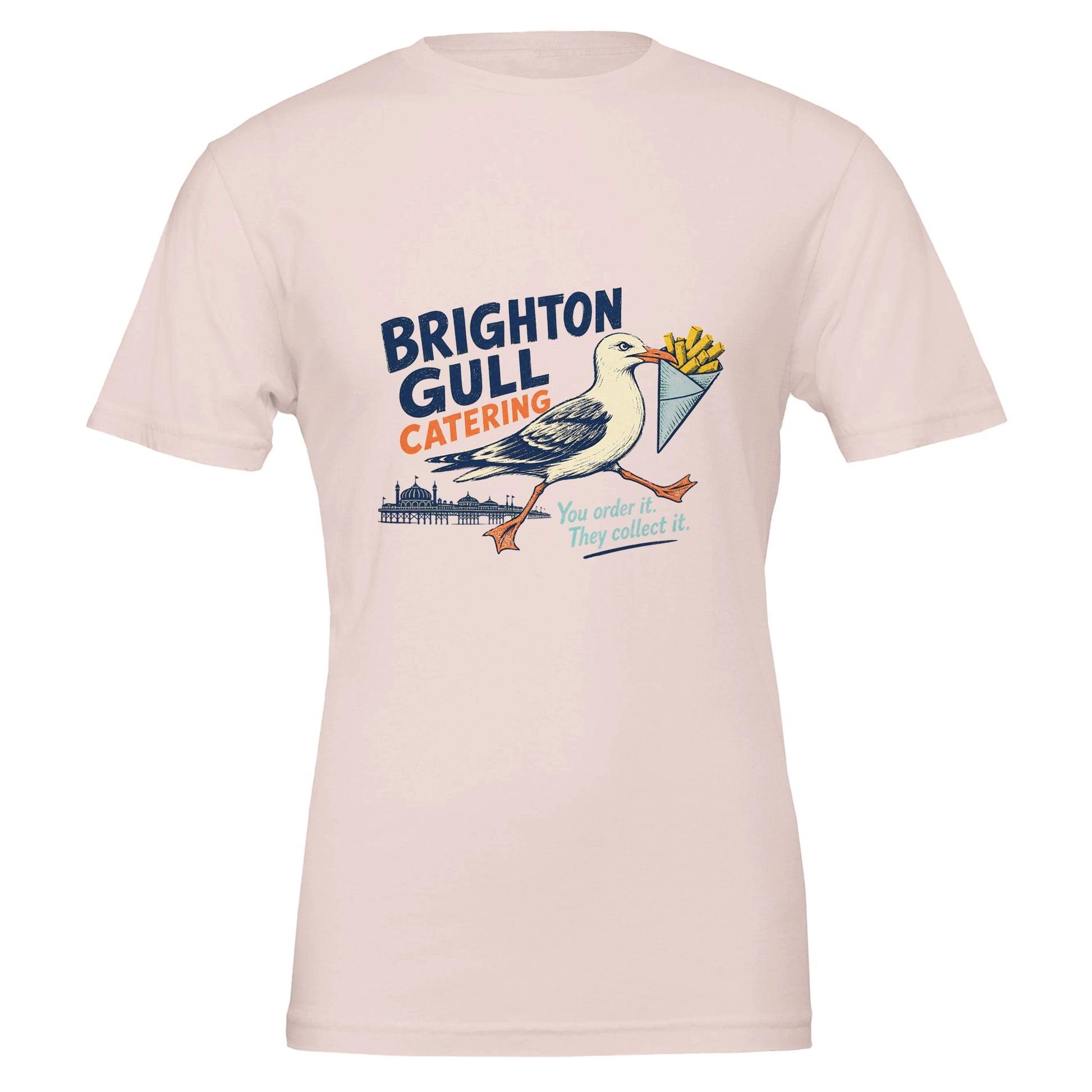 Brighton Gull Catering - You Order It, They Collect It T-shirt — product view 6