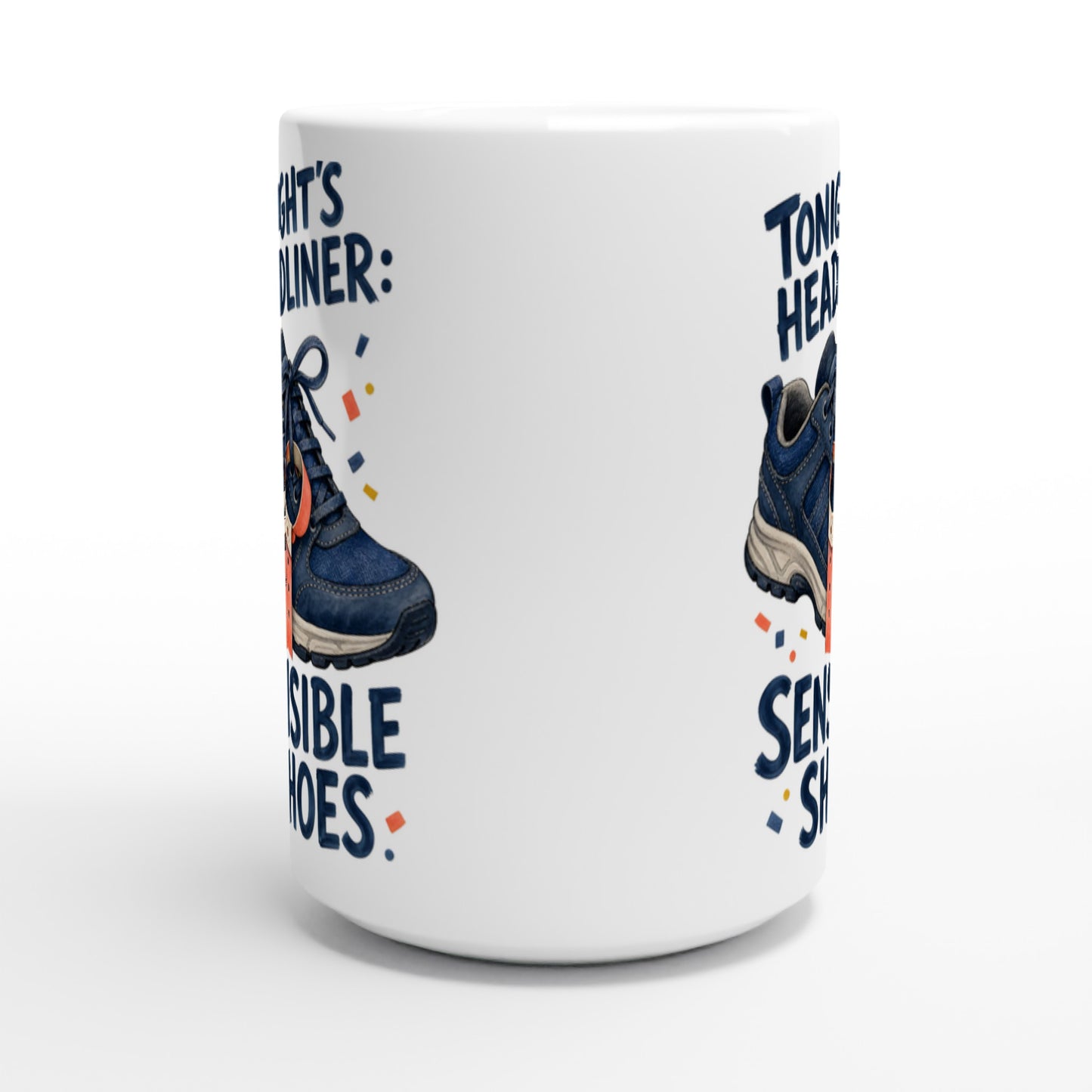 Tonight's Headliner: Sensible Shoes Concert Large Mug — product view 2