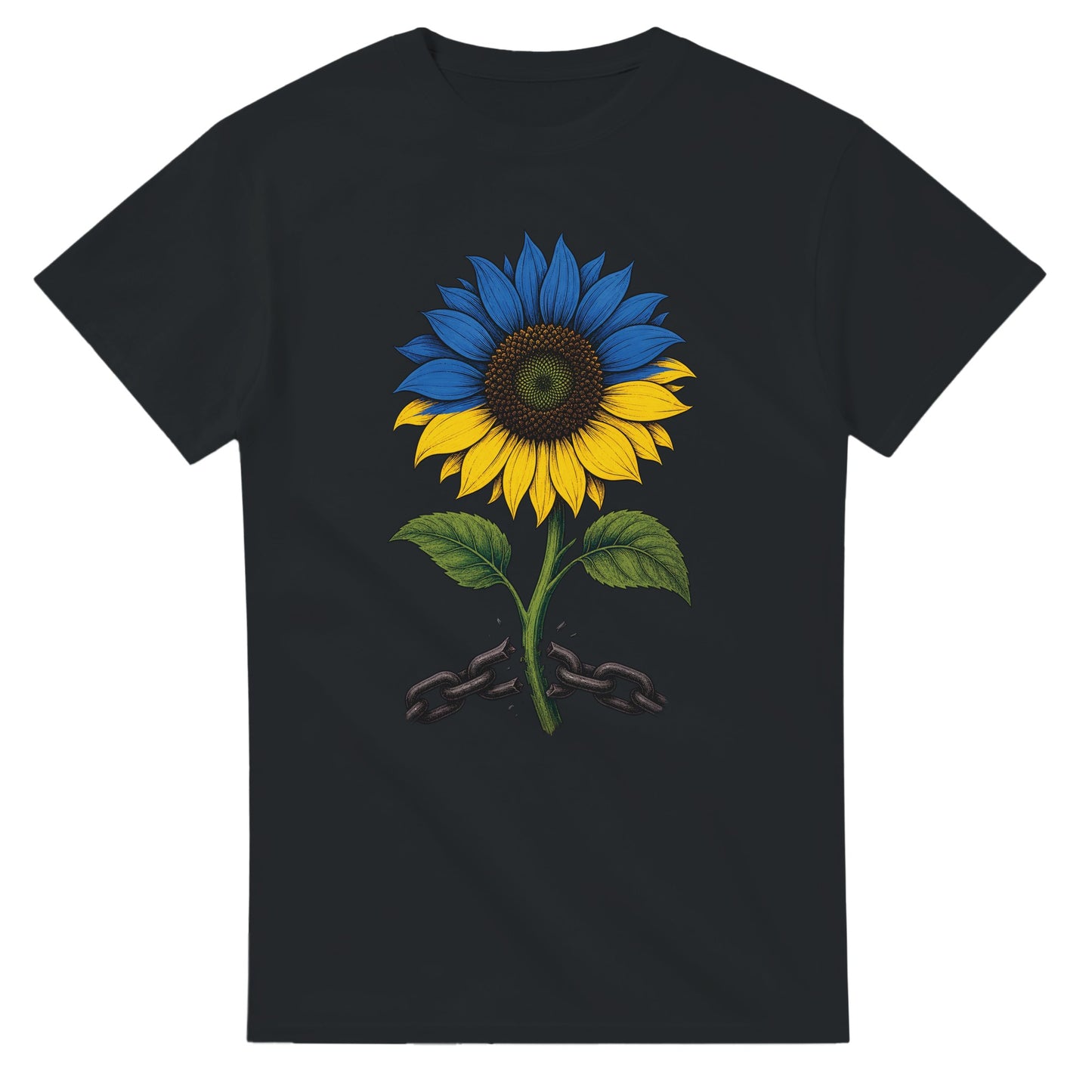 Ukraine Freedom Sunflower T-shirt — product view 10