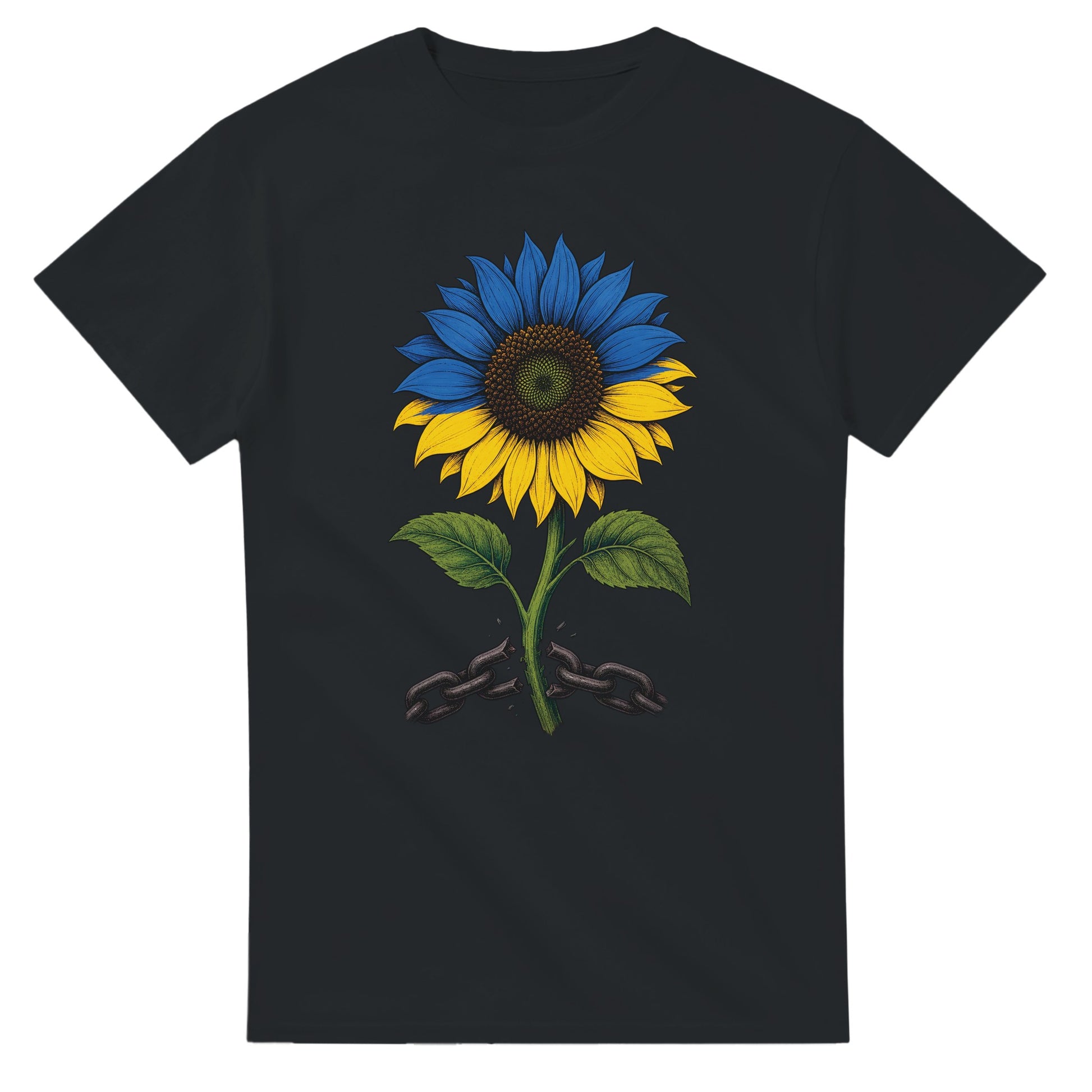 Ukraine Freedom Sunflower T-shirt — product view 10