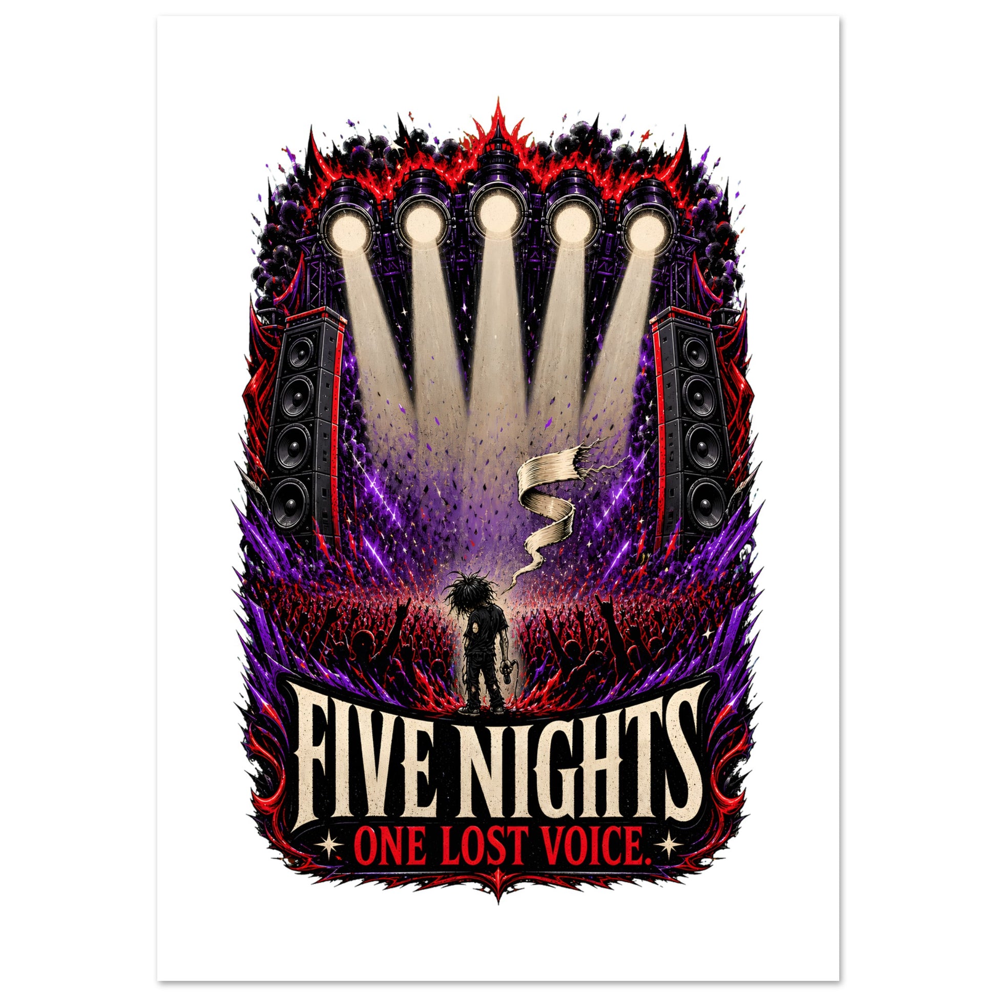 Five Nights, One Lost Voice Poster — product view 6