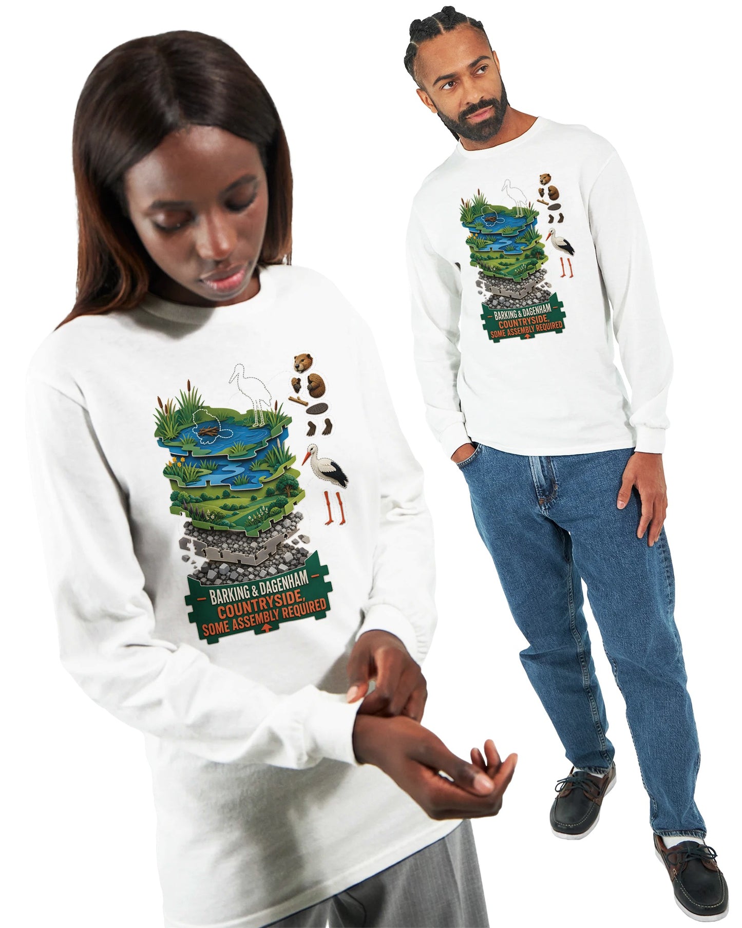 Barking & Dagenham Countryside Long-Sleeve T-shirt — product view 15