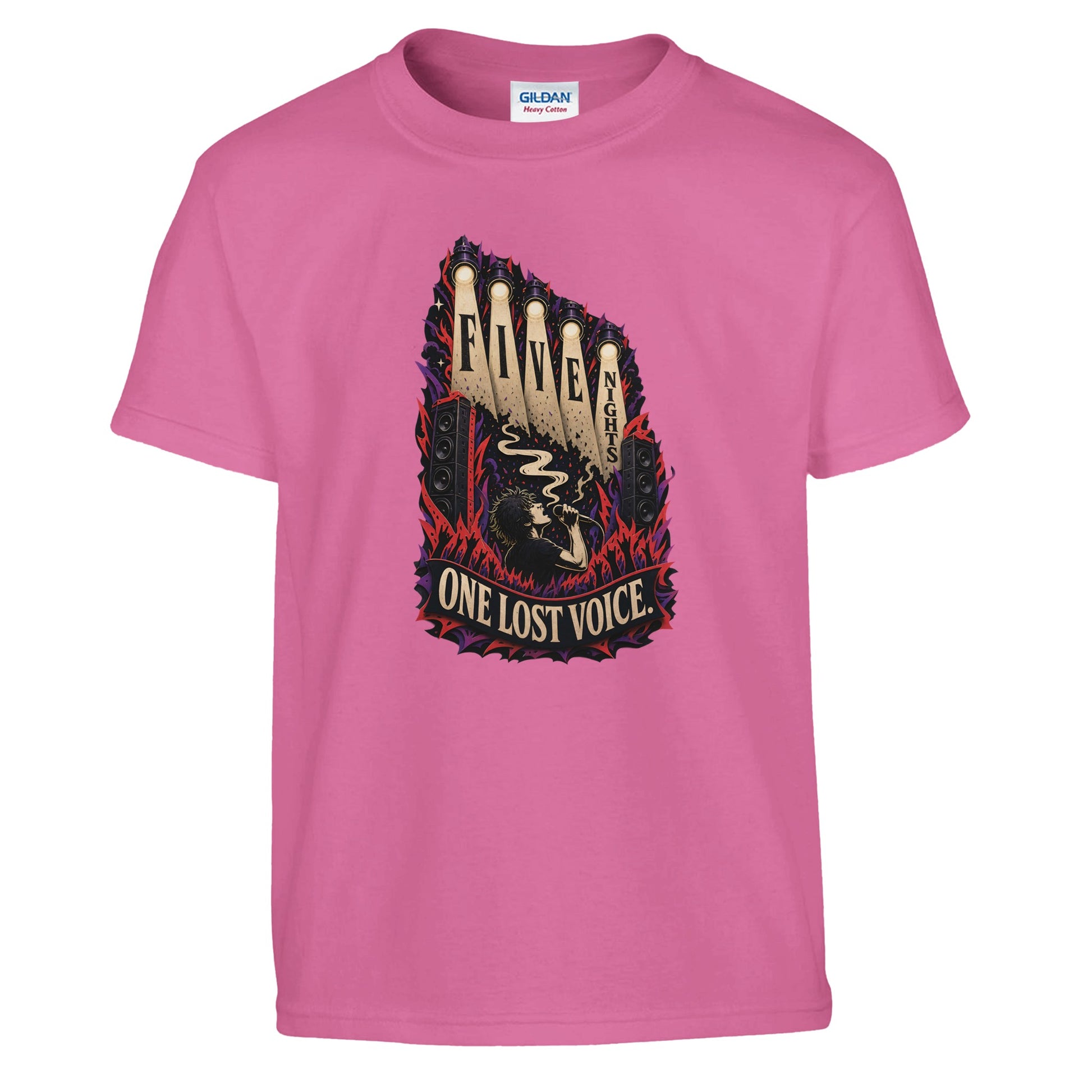 Five Nights, One Lost Voice Kids' T-shirt — product view 10