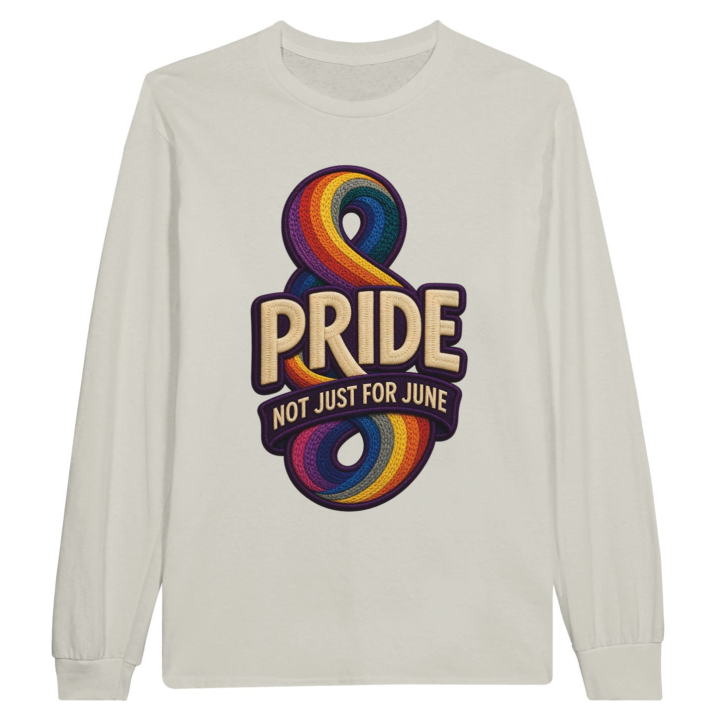 Pride: Not Just for June Long-Sleeve T-shirt — product view 14