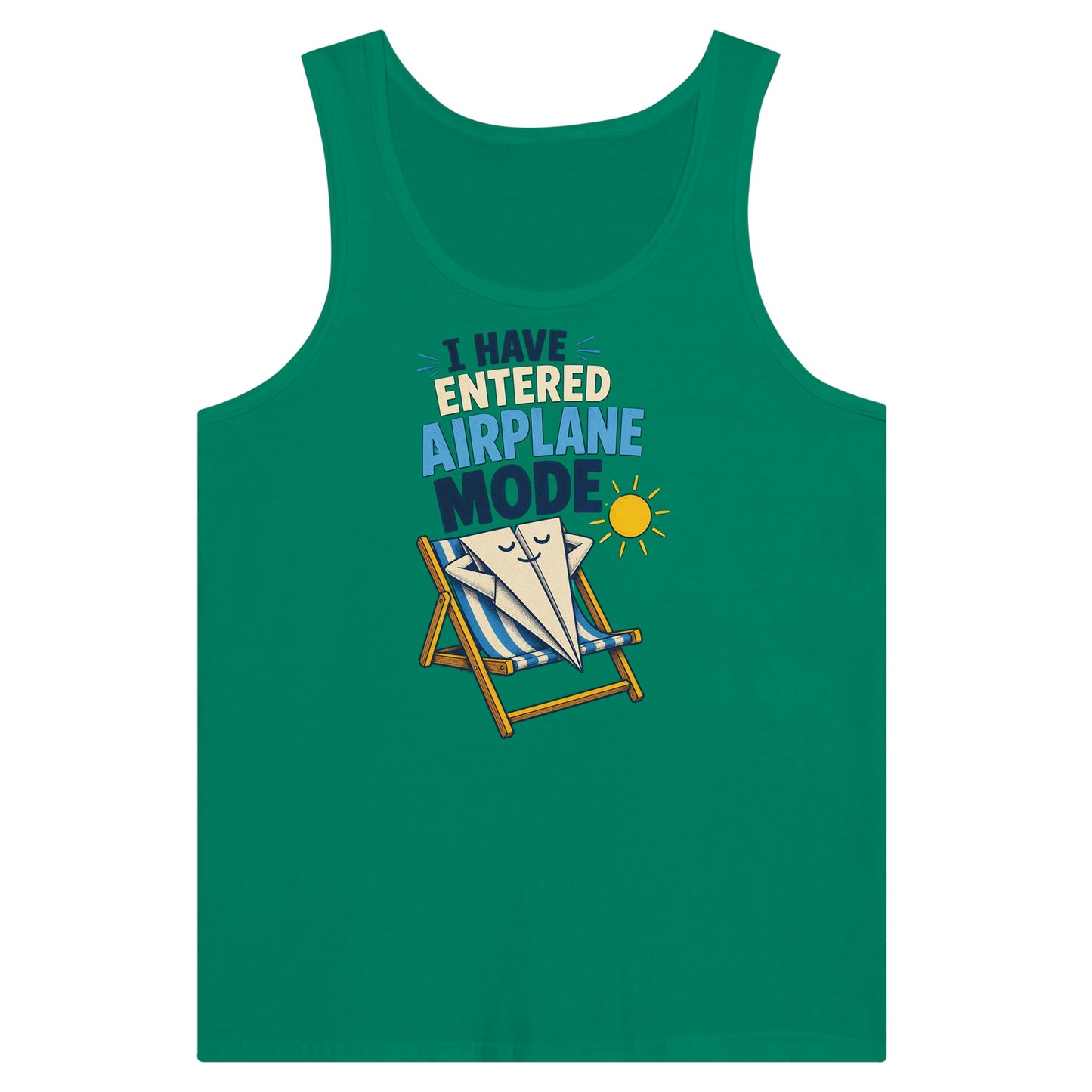 I Have Entered Airplane Mode Graphic Premium Unisex Tank Top — product view 10