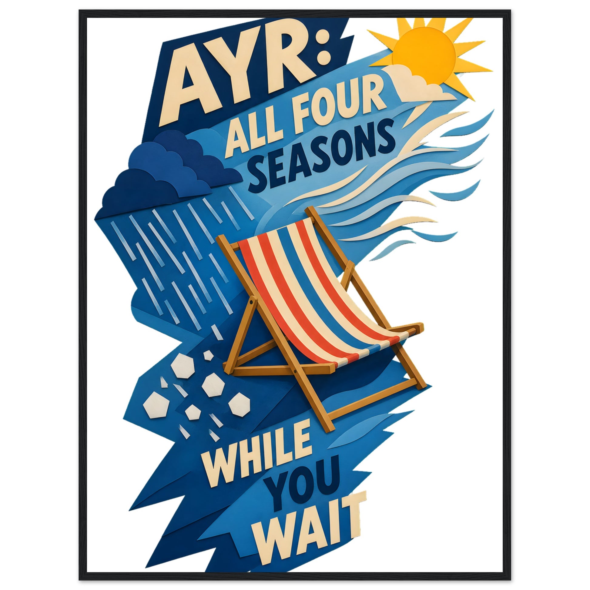 Ayr: All Four Seasons While You Wait Framed Wall Art — product view 8