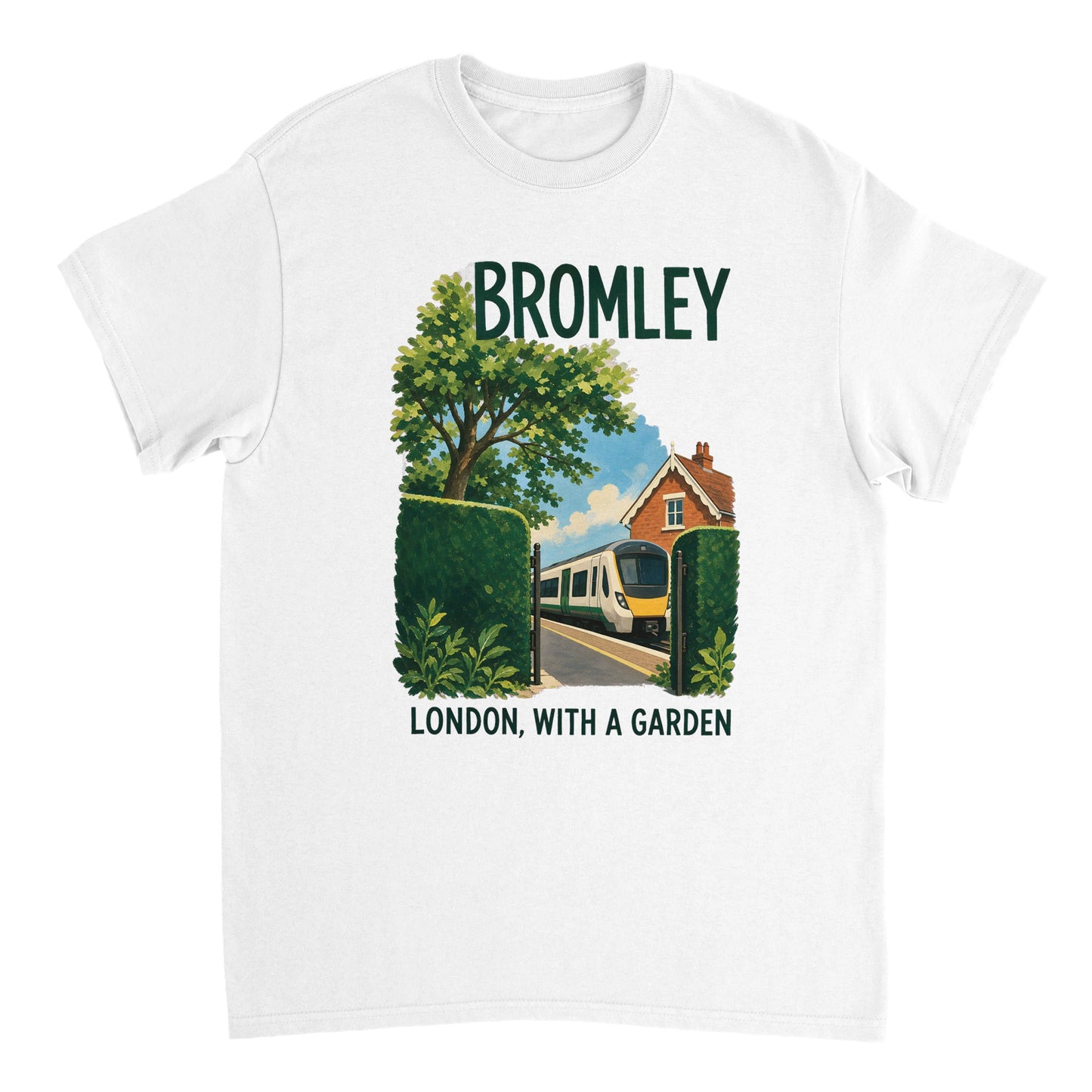 Bromley: London with a Garden T-shirt — product view 17