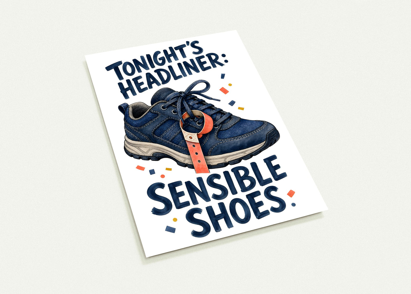 Tonight's Headliner: Sensible Shoes Concert Postcard Pack — product view 3