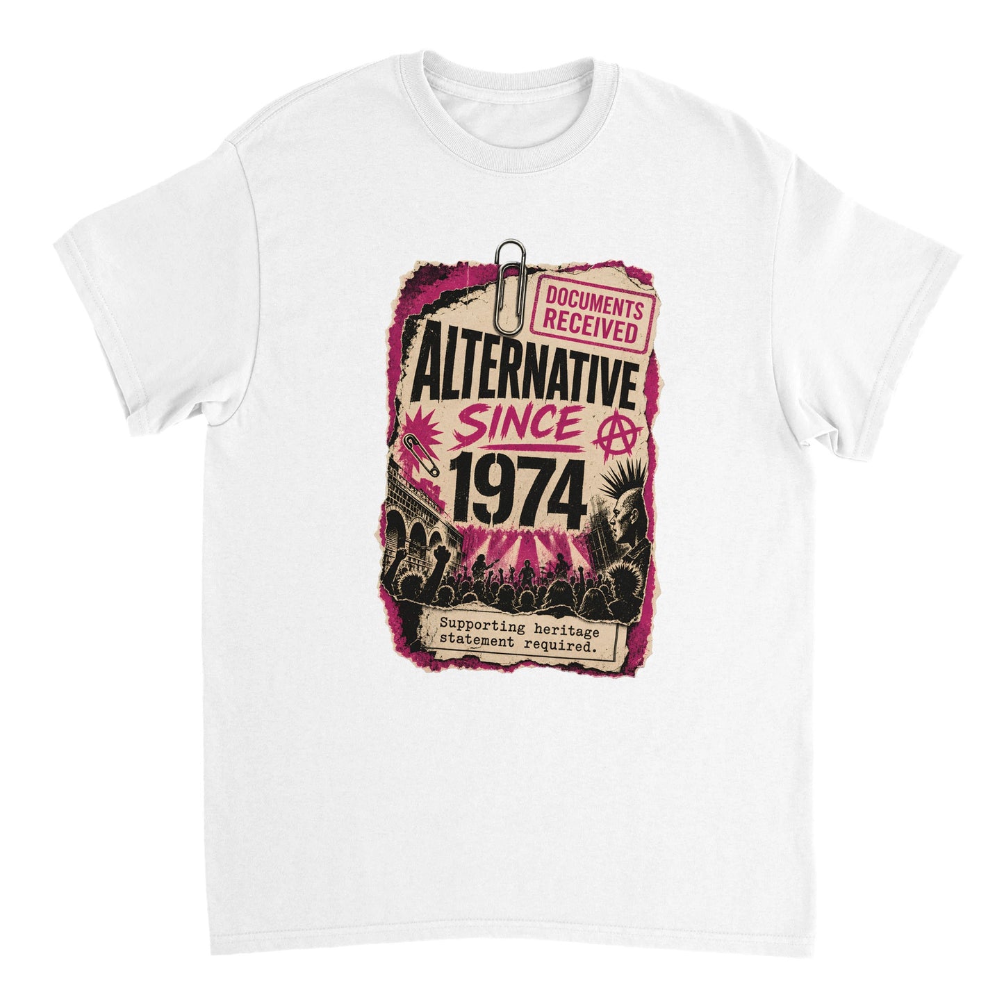 Camden Alternative Since 1974 T-shirt — Illustrated — product view 7