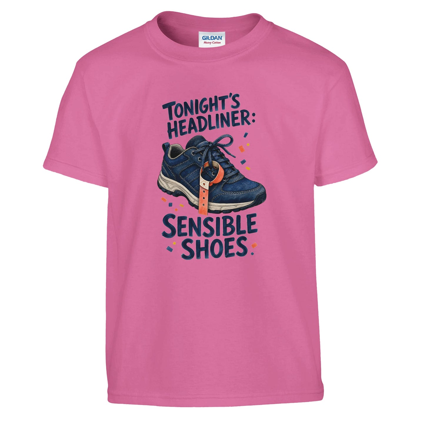 Tonight's Headliner: Sensible Shoes Concert Kids' T-shirt — product view 10