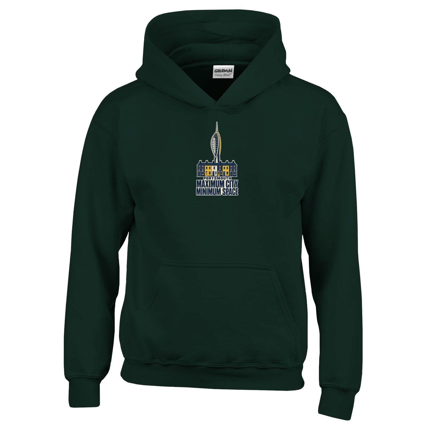Portsmouth Maximum City Minimum Space Kids' Hoodie — product view 12
