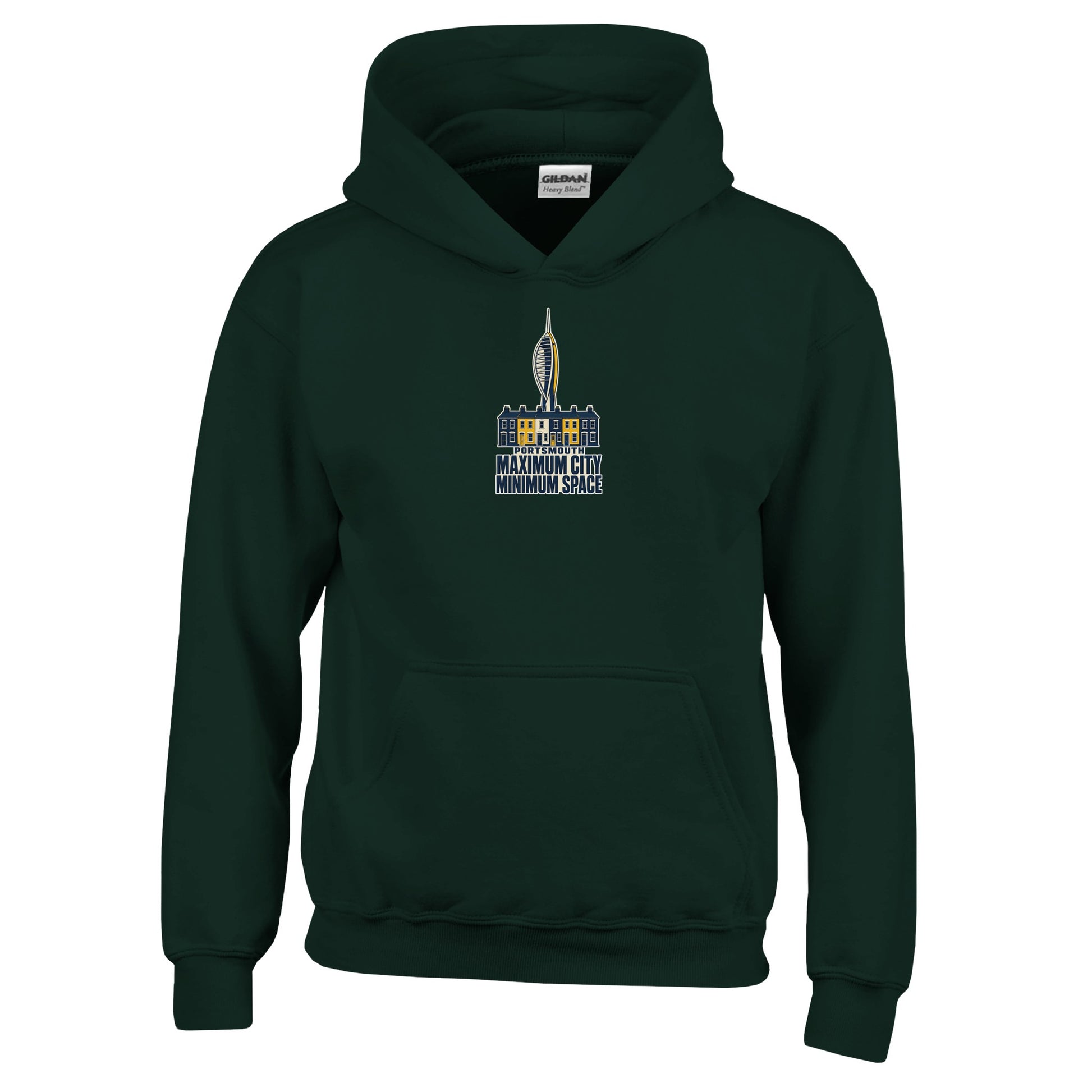 Portsmouth Maximum City Minimum Space Kids' Hoodie — product view 12