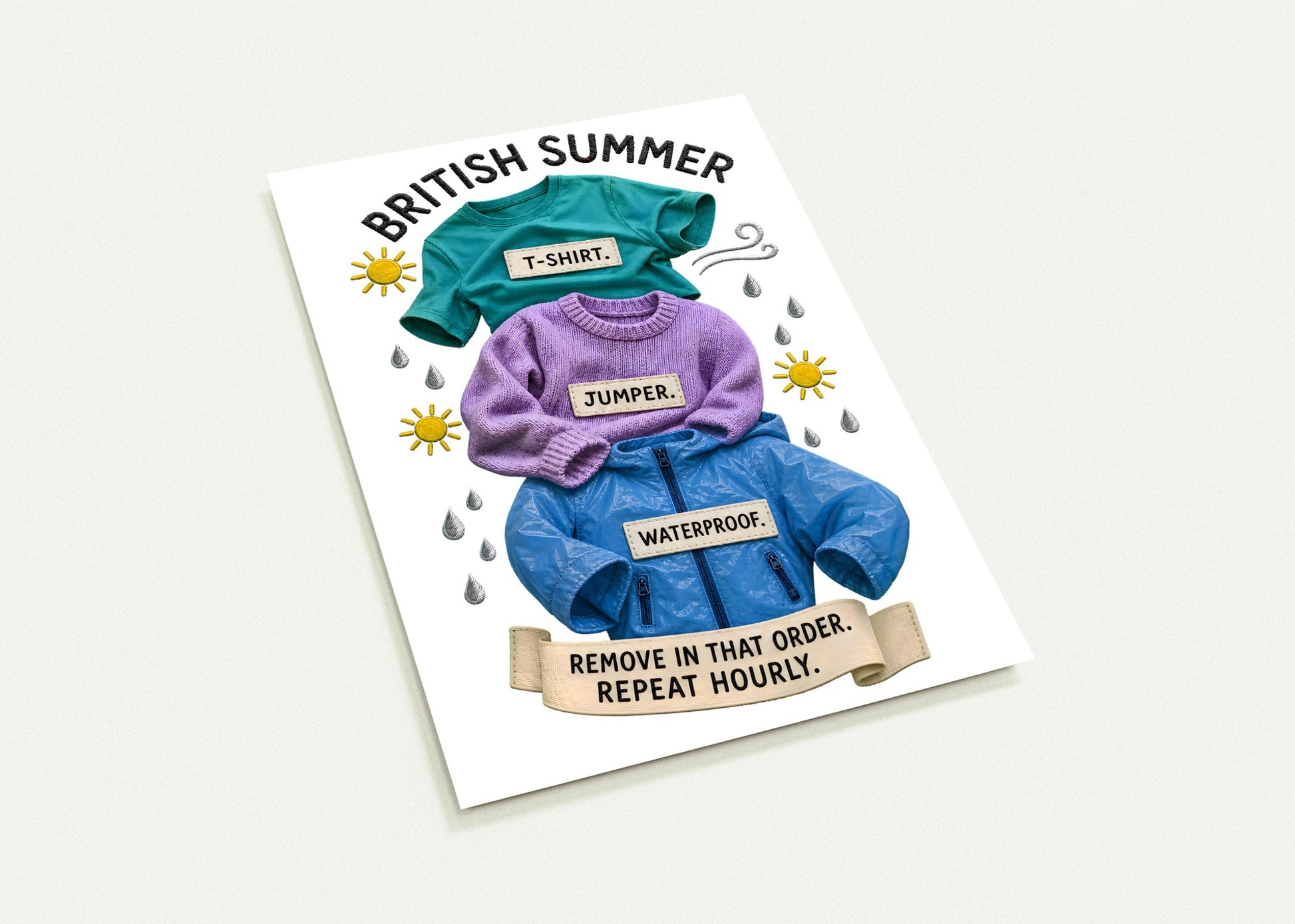 British Summer: Repeat Layers Hourly Postcard Pack — product view 3