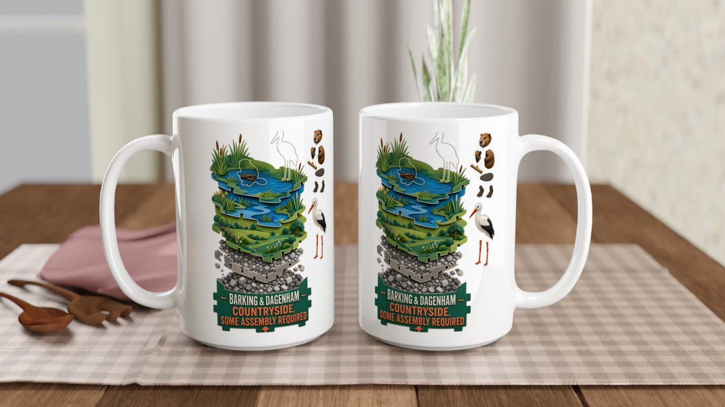Barking & Dagenham Countryside Large Mug — product view 5