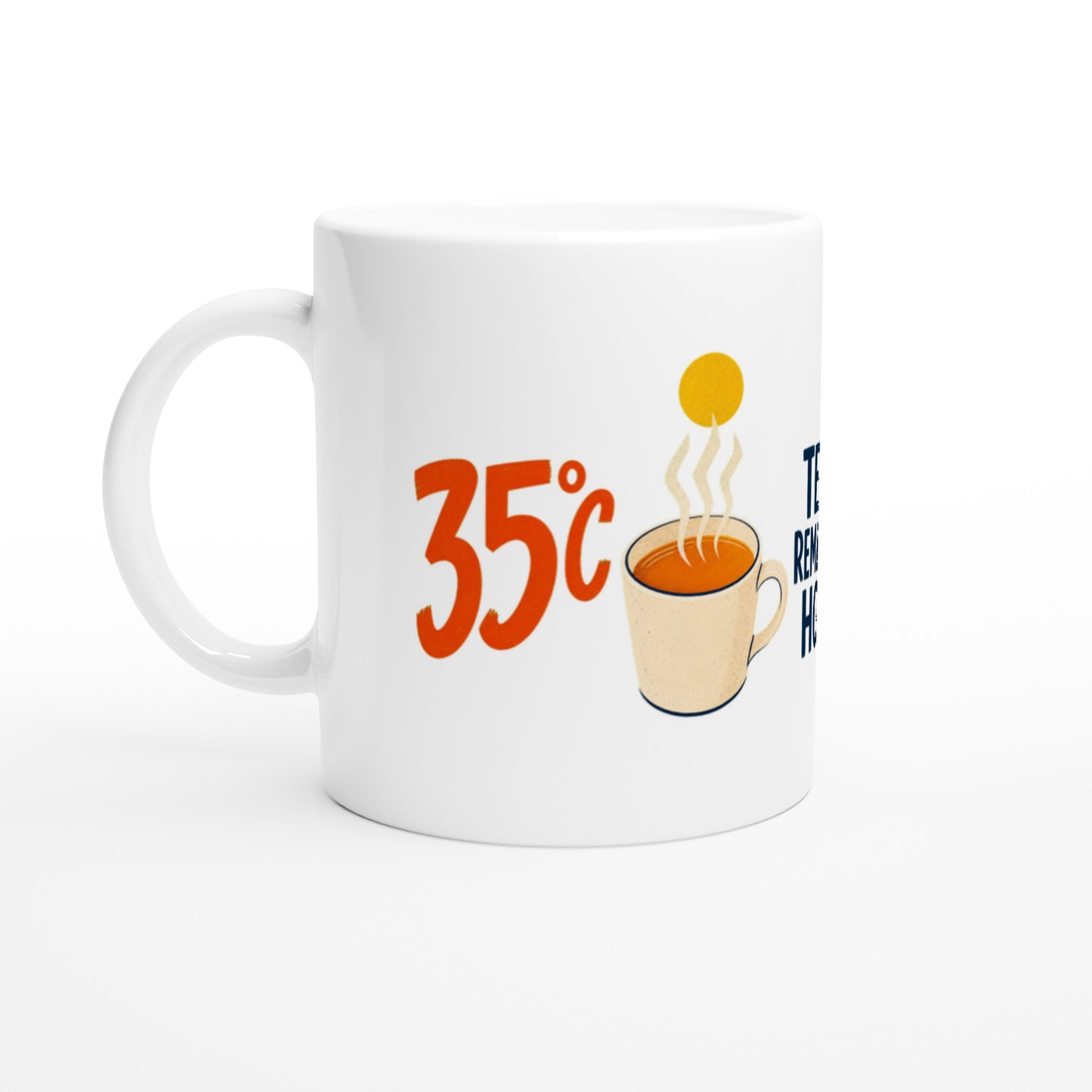 35°C — Tea Remains Hot Mug — product view 2