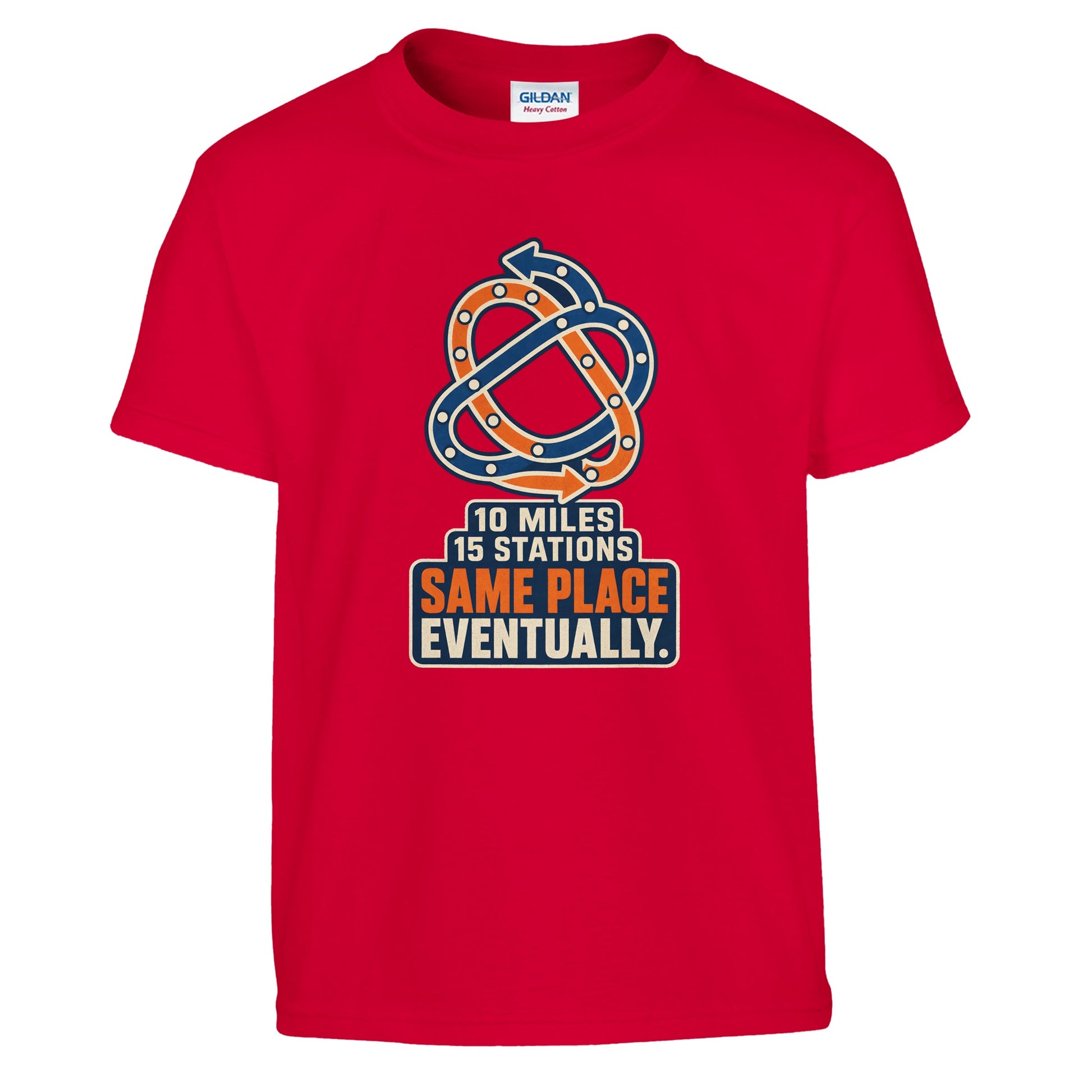 Glasgow Same Place Eventually Kids' T-shirt — product view 5