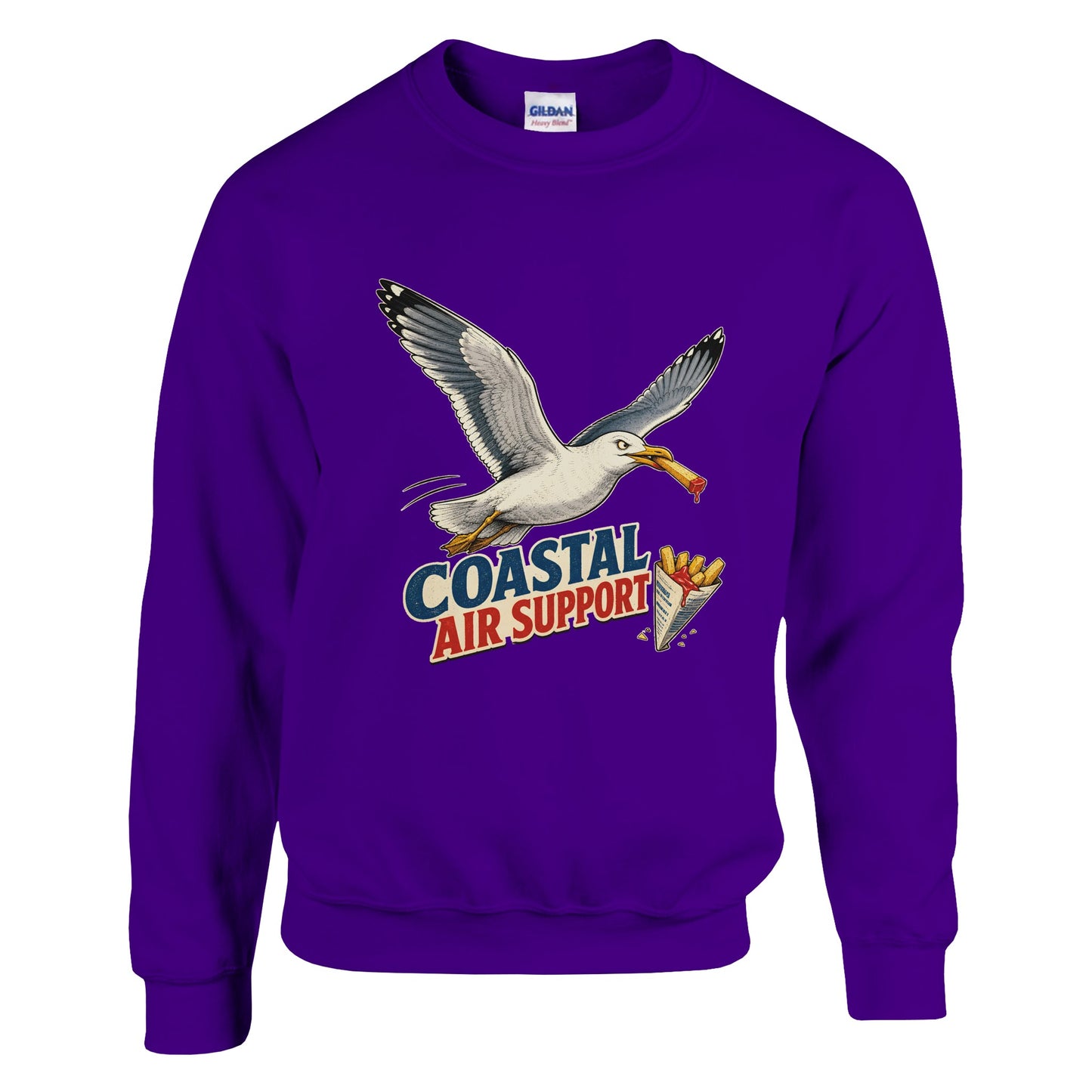 Coastal Air Support Seagull Graphic Sweatshirt — product view 6