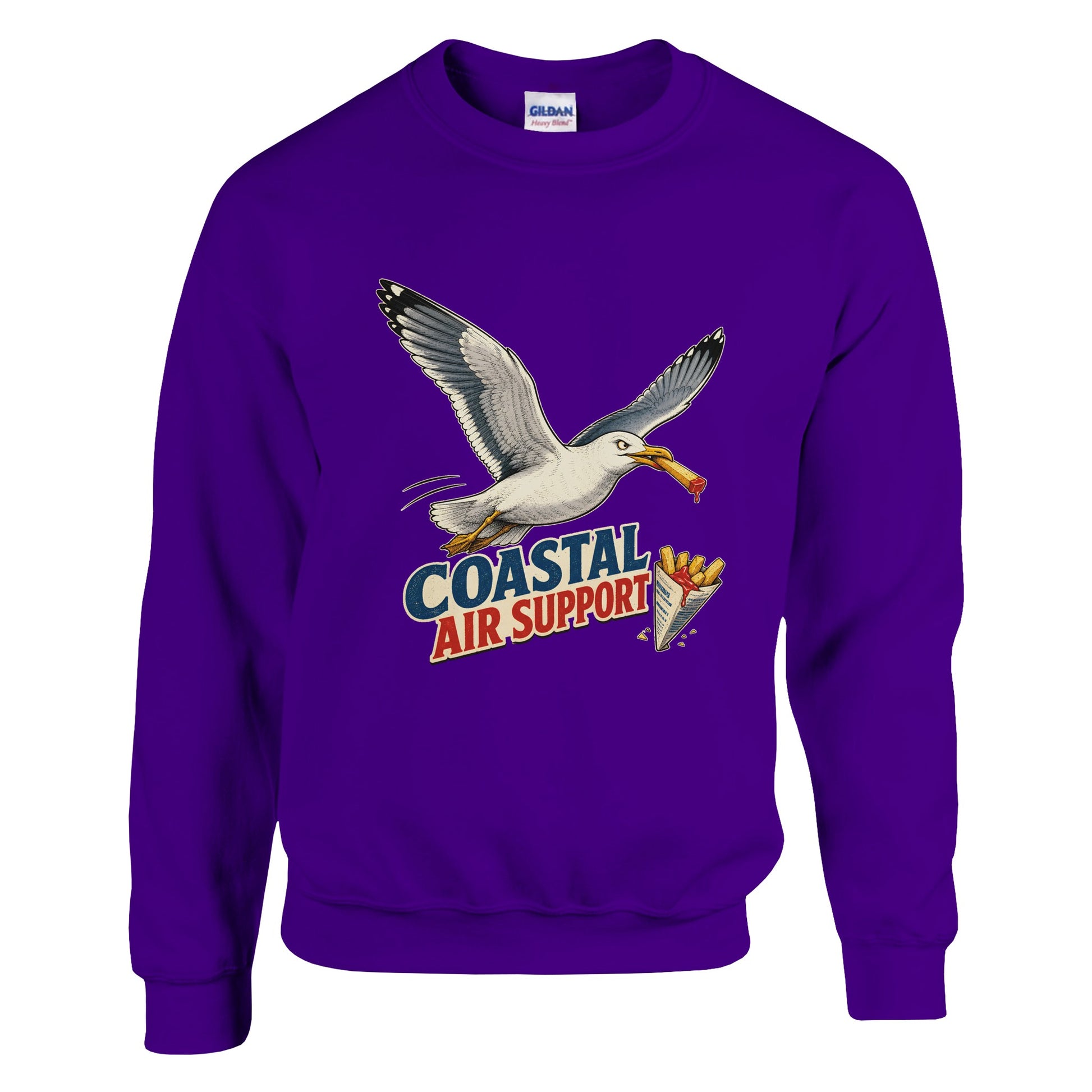 Coastal Air Support Seagull Graphic Sweatshirt — product view 6