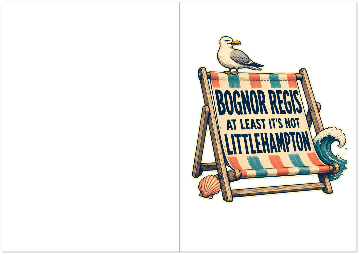 Bognor Regis — At Least It's Not Littlehampton Greeting Card Pack — product view 5