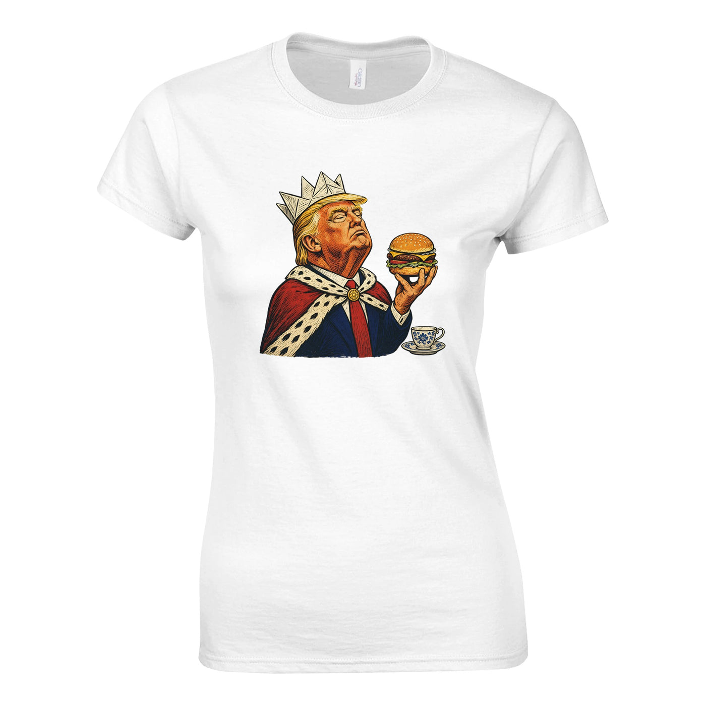 The Very Temporary Monarch — Trump Satire Women's T-shirt