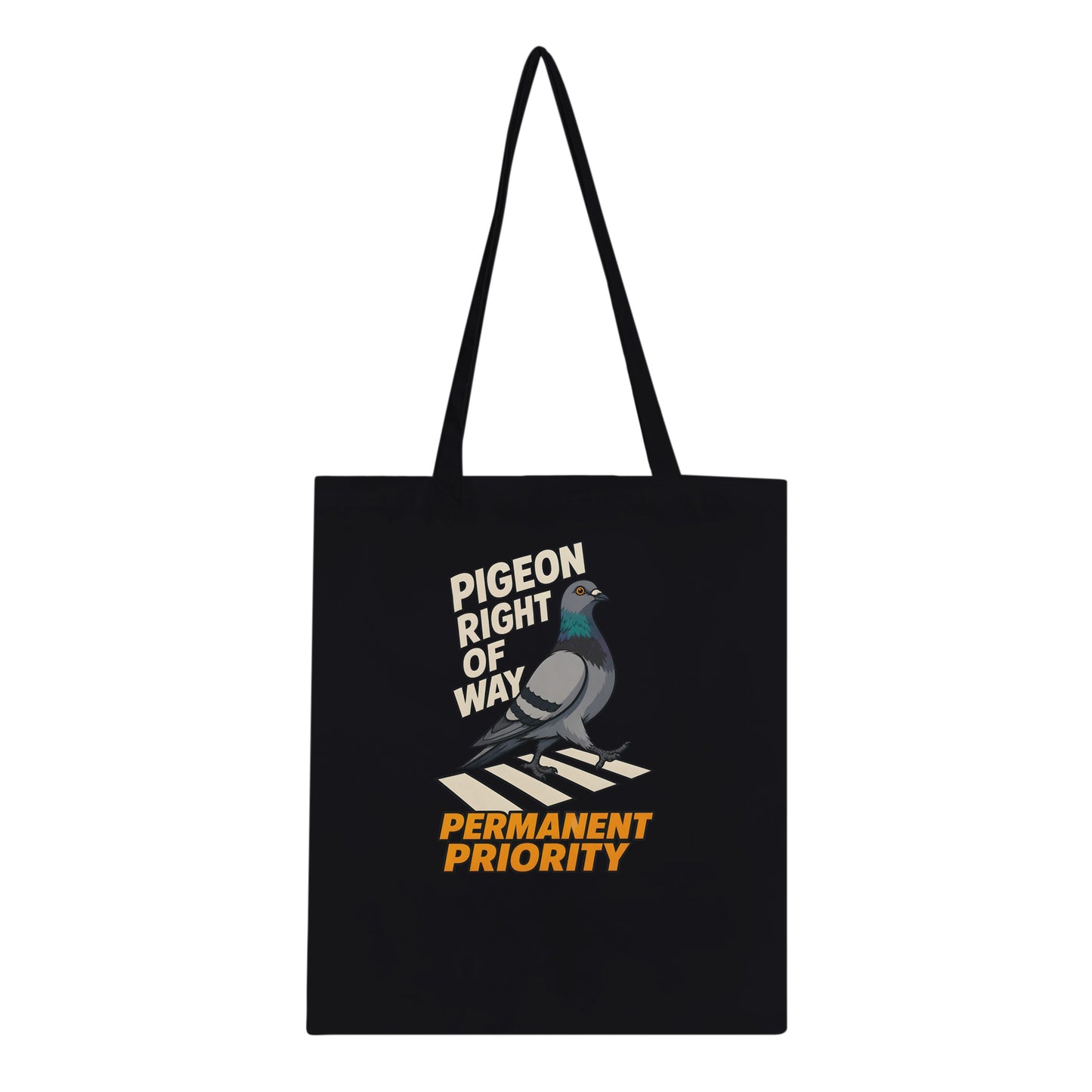 Pigeon Right of Way Tote Bag — product view 3