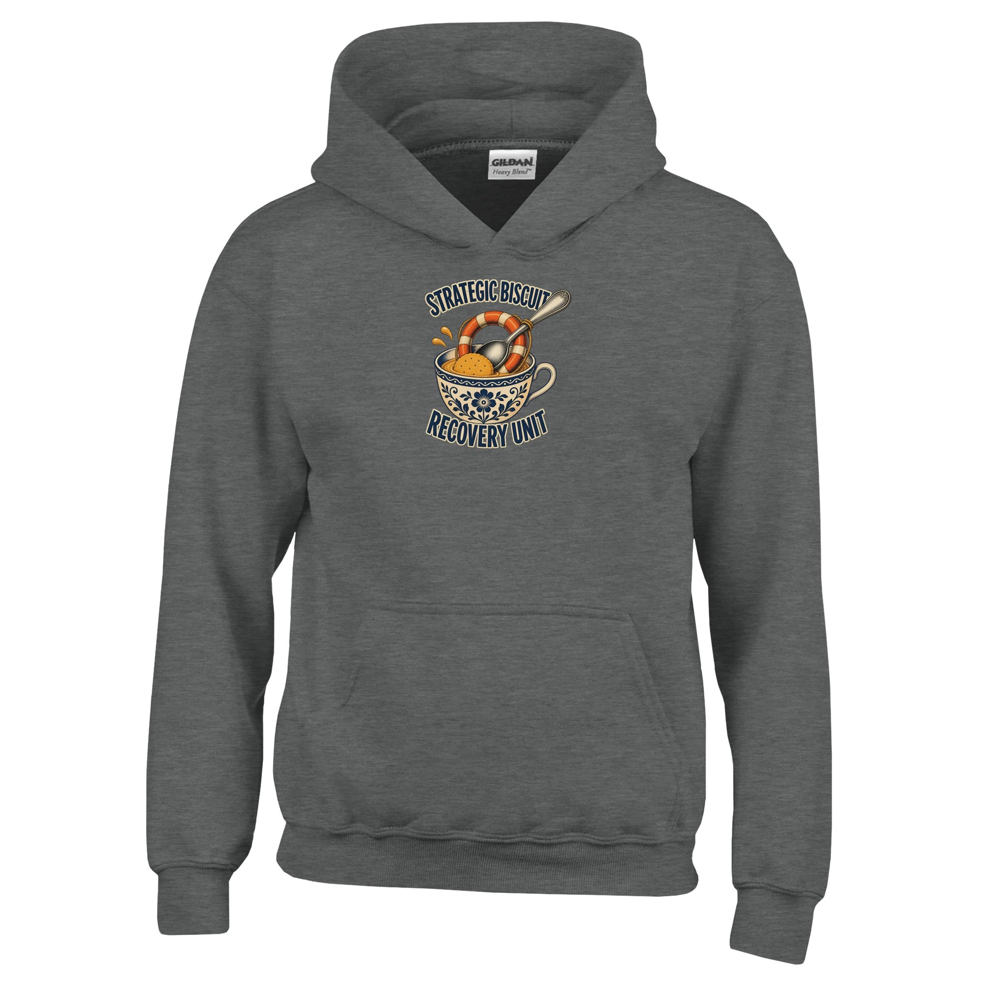Strategic Biscuit Recovery Unit Kids' Hoodie — product view 2