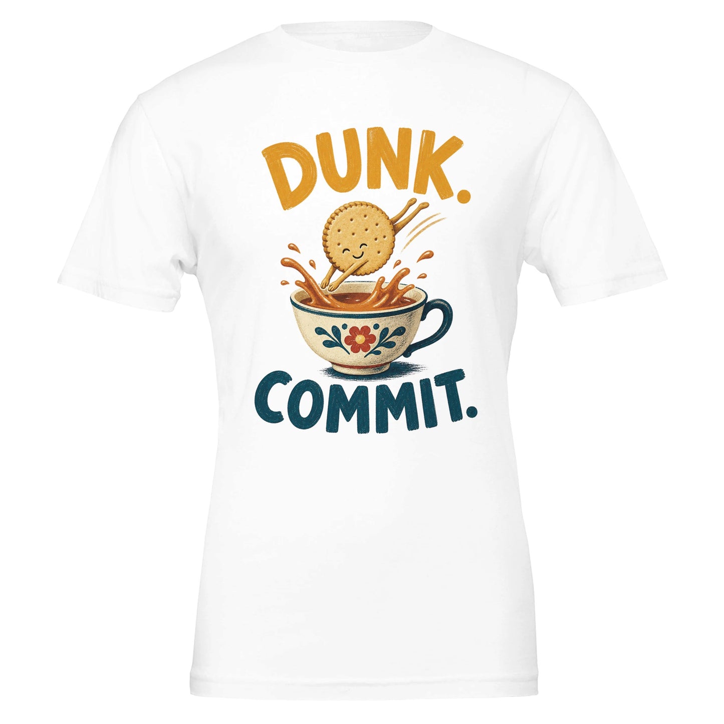 Dunk. Commit. Tea Biscuit Graphic T-shirt — product view 1