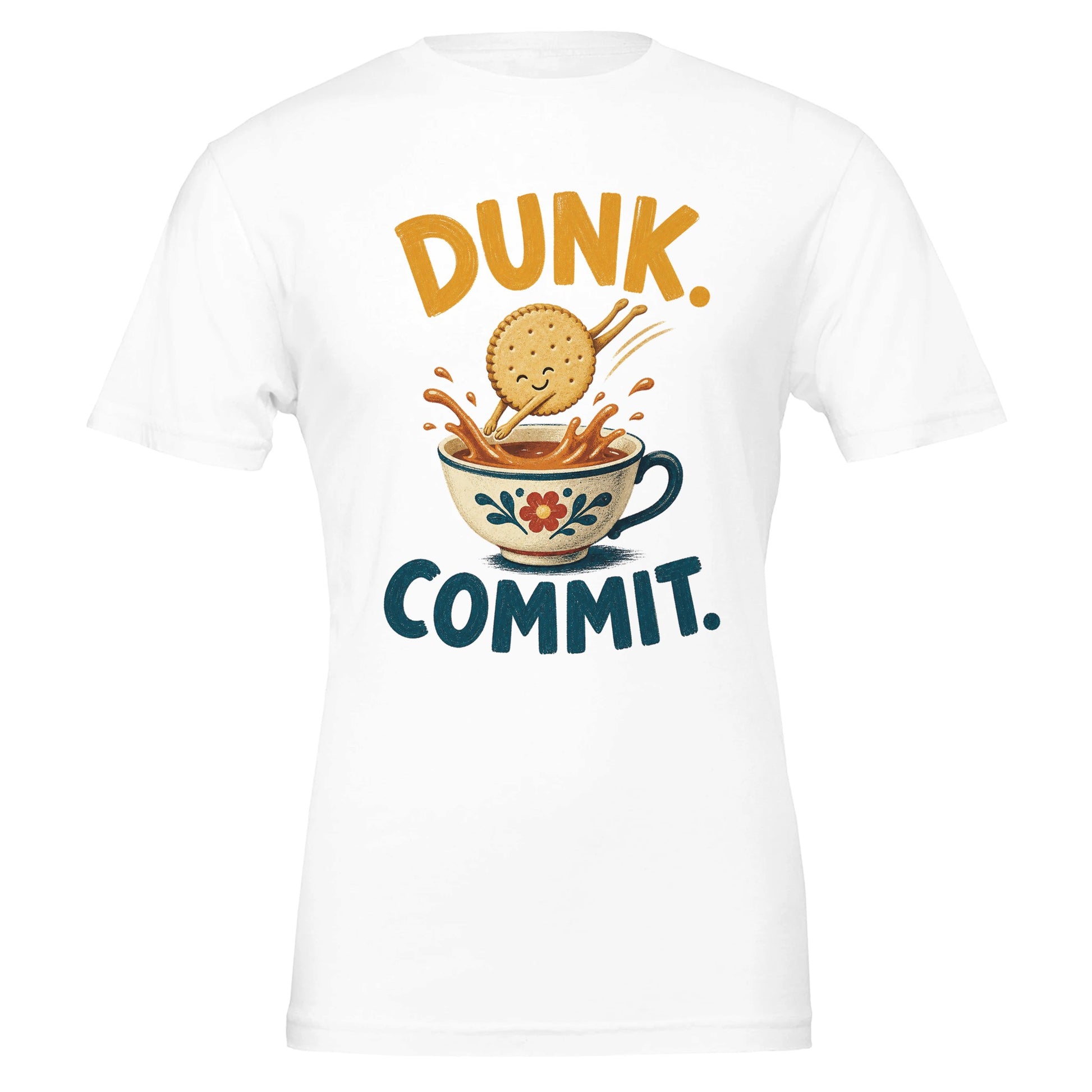 Dunk. Commit. Tea Biscuit Graphic T-shirt — product view 1