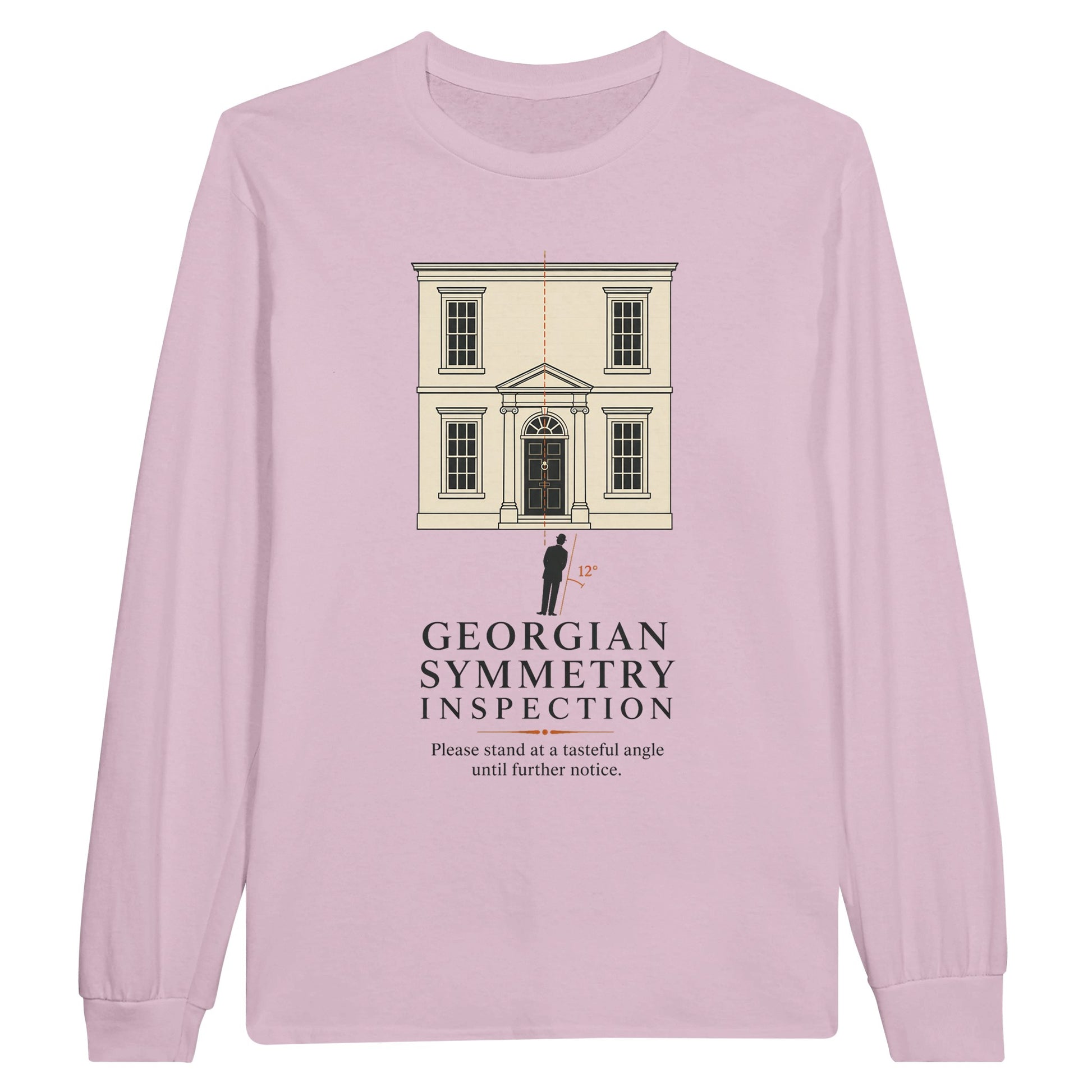 Georgian Symmetry Inspection — Bath Long-Sleeve T-shirt — product view 6