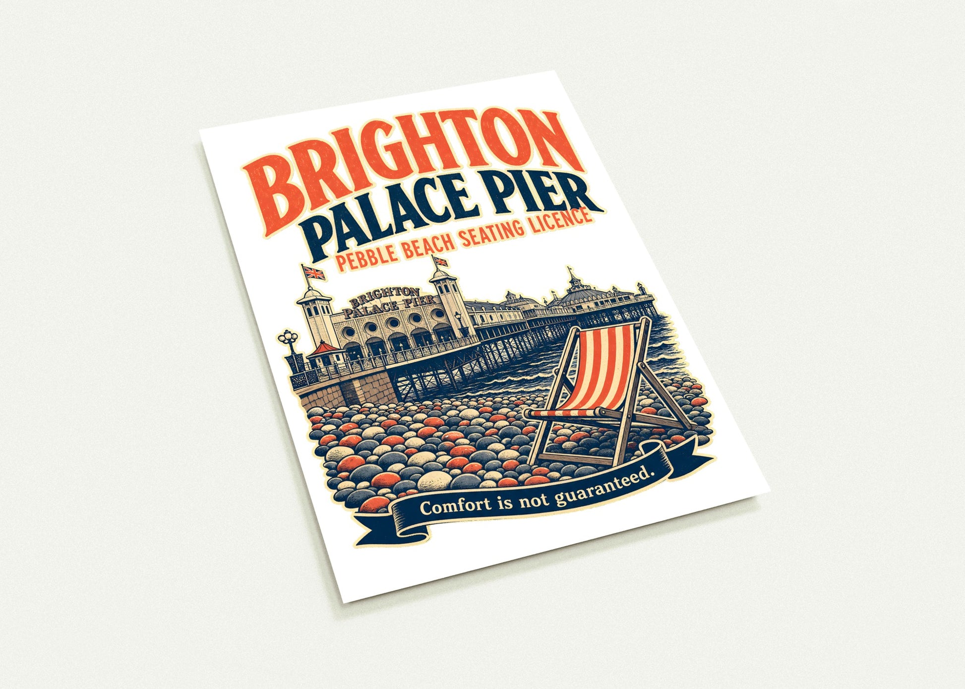 Brighton Pebble Beach Seating Licence Postcard Pack — product view 3